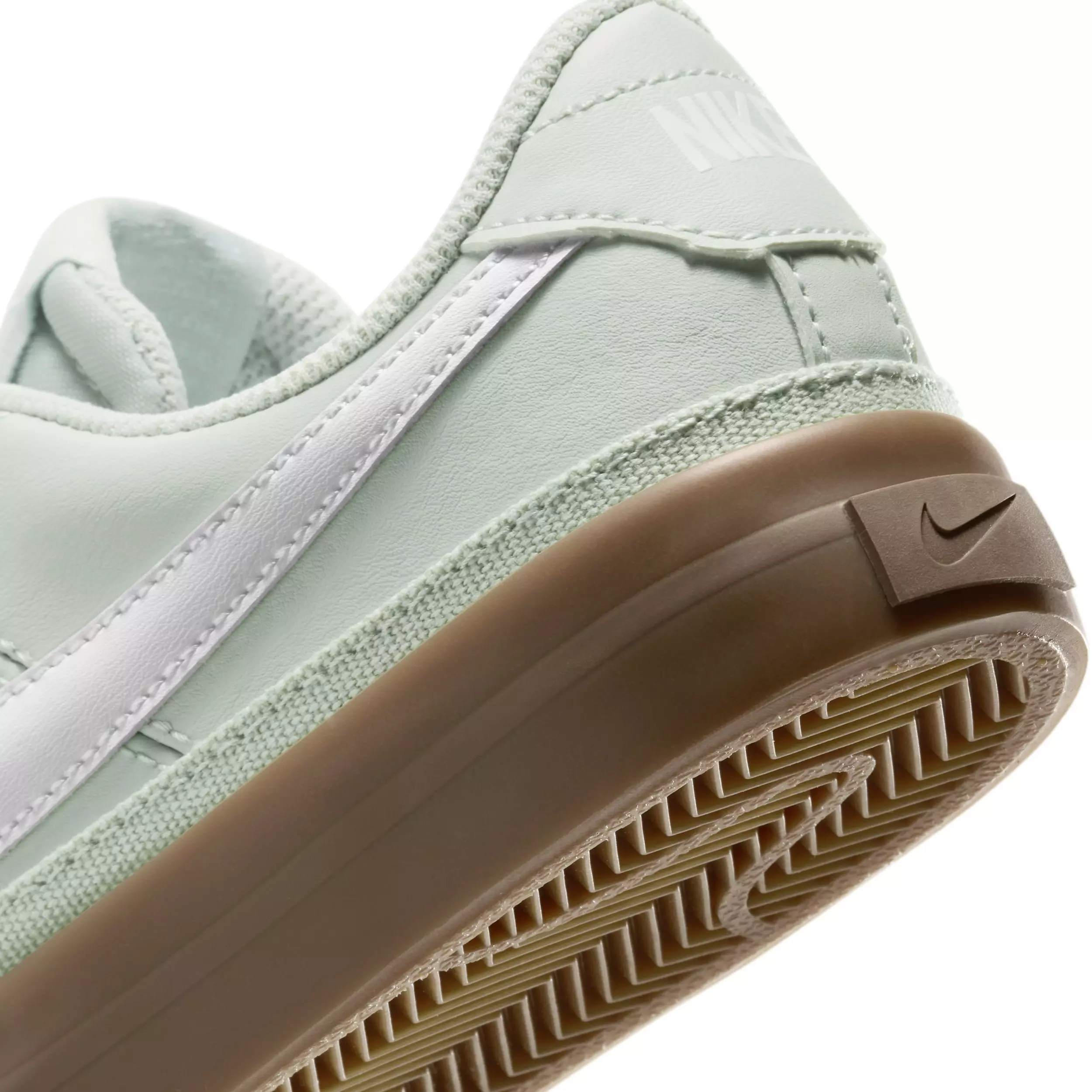 Nike Court Legacy "Light Silver/Gum Dark Brown/White" Grade School Boys' Shoe - LT SILVER/GUM DK BROWN/WHITE