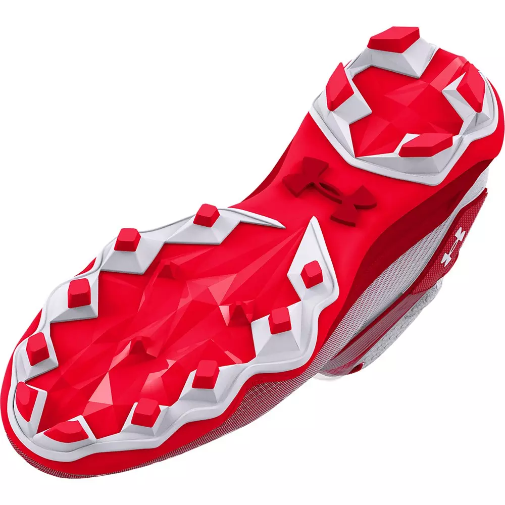 Under Armour Highlight Hammer MC "White/Red" Men's Football Cleat - WHITE/RED