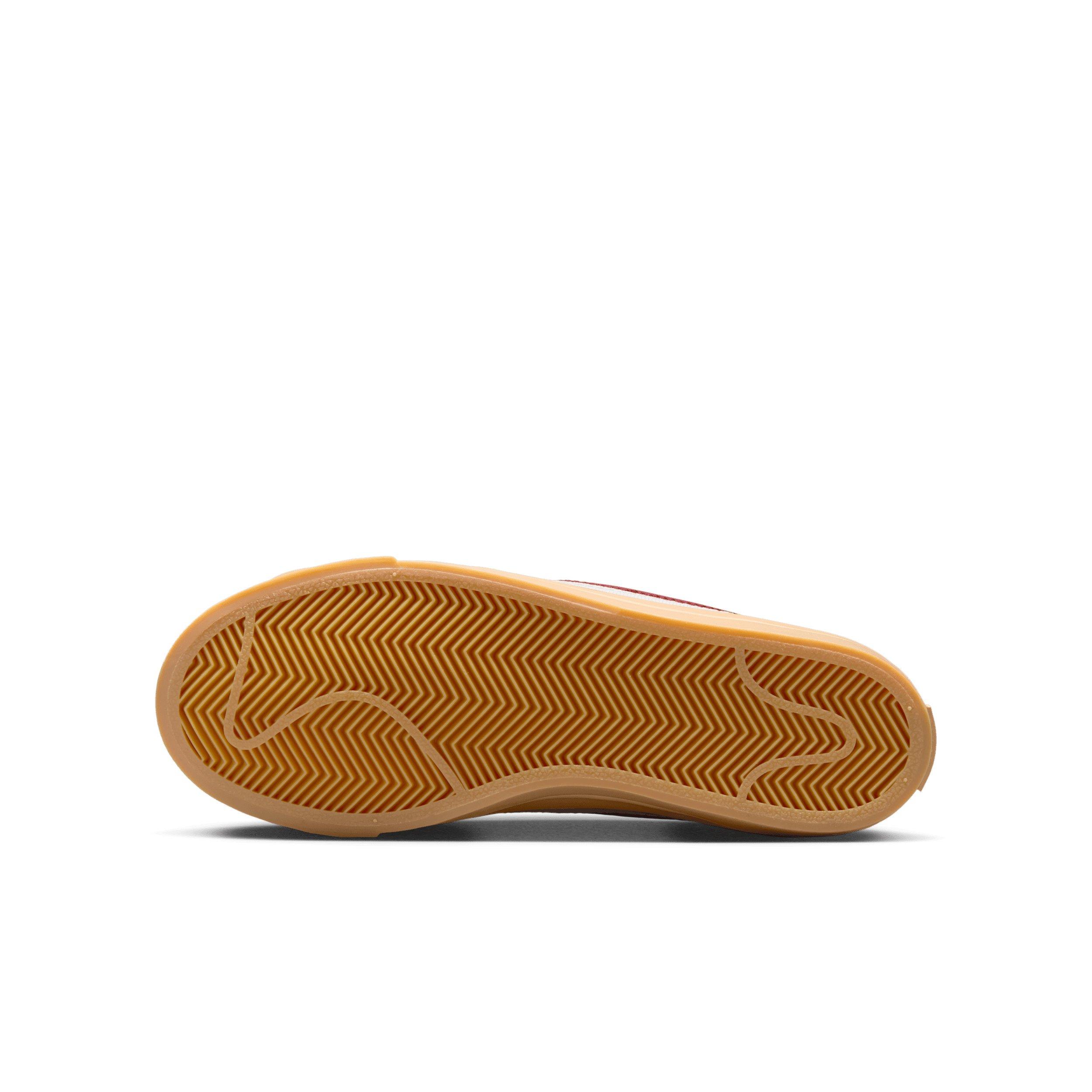 Nike Court Legacy Grade School Boys' "White/Gum Yellow/Team Red" Shoe