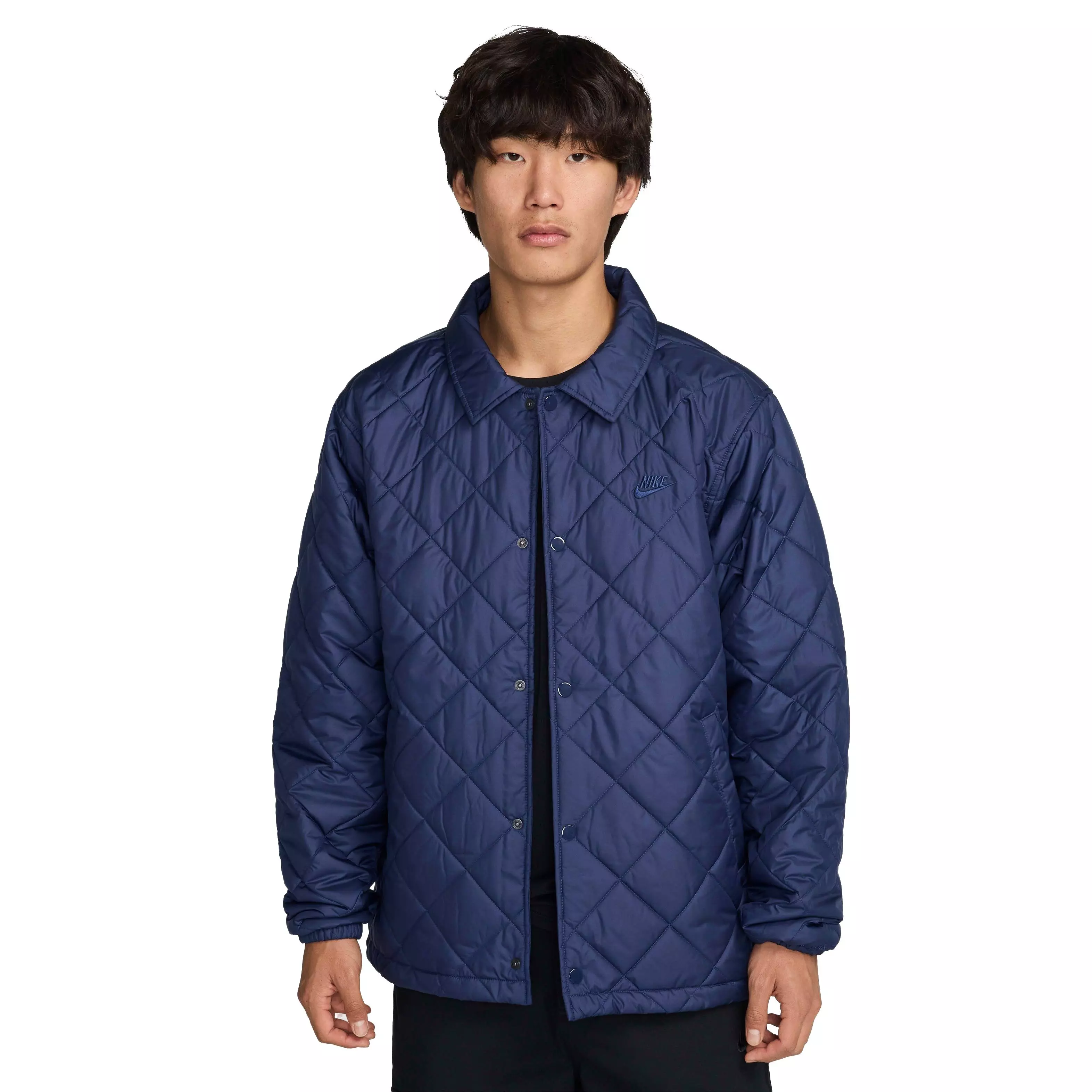 Nike Men's Club Lightweight Quilted Therma-FIT Insulated Jacket - NAVY
