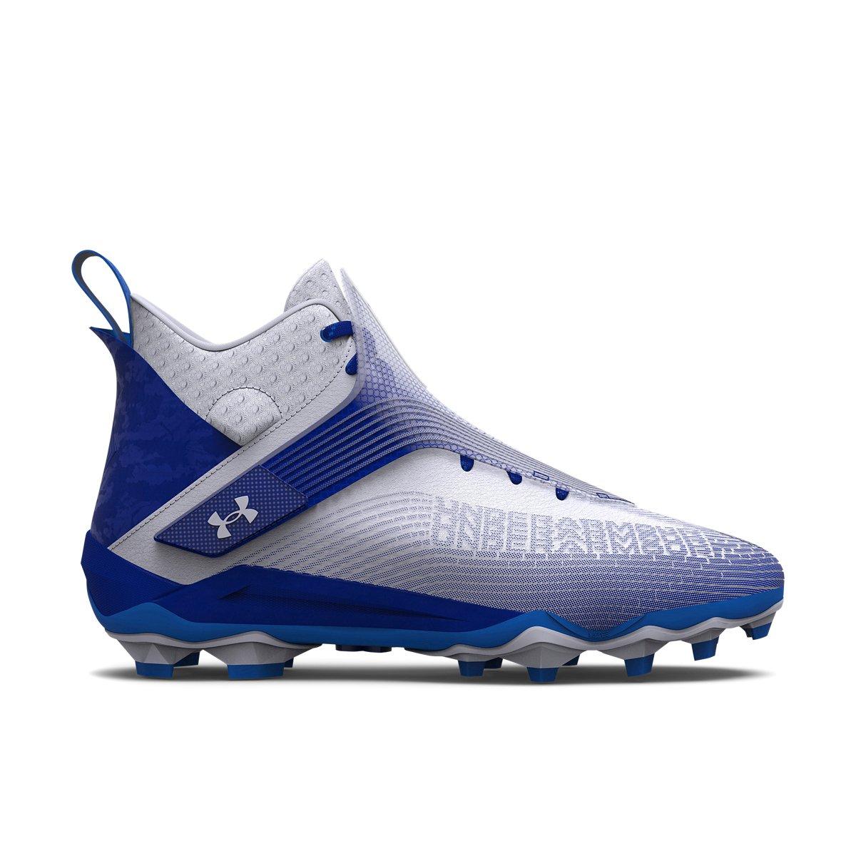 Under Armour Highlight Hammer MC "White/Royal" Men's Football Cleat - WHITE/ROYAL Thumbnail View 1