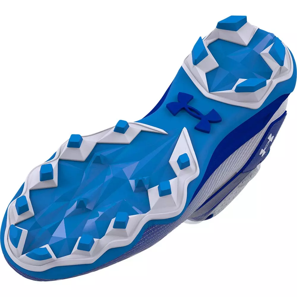 Under Armour Highlight Hammer MC "White/Royal" Men's Football Cleat - WHITE/ROYAL
