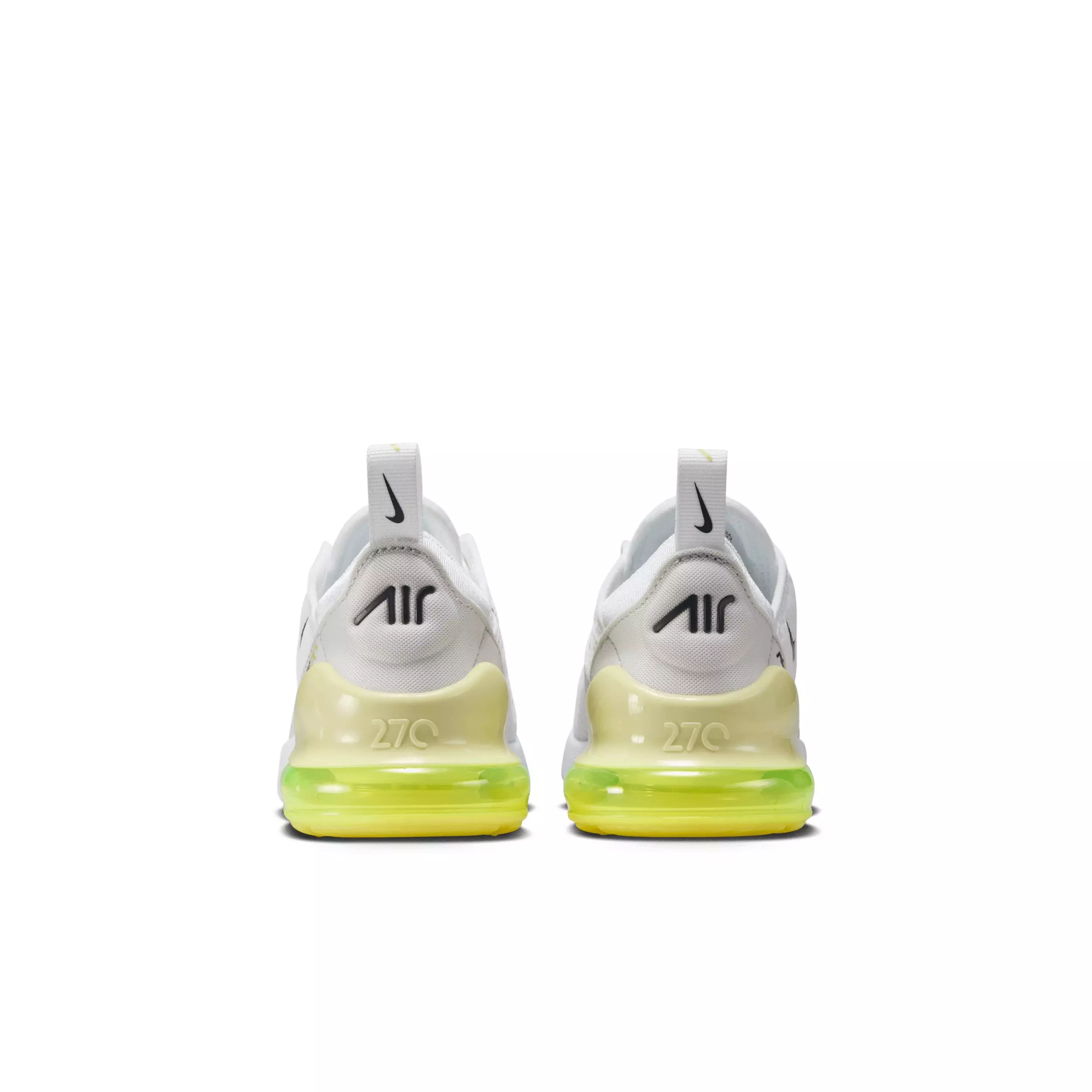 Nike Air Max 270 "White/Limelight/Vast Grey/Anthracite" Preschool Boys' Shoe - WHITE/LIMELIGHT/GREY/ANTHRACITE