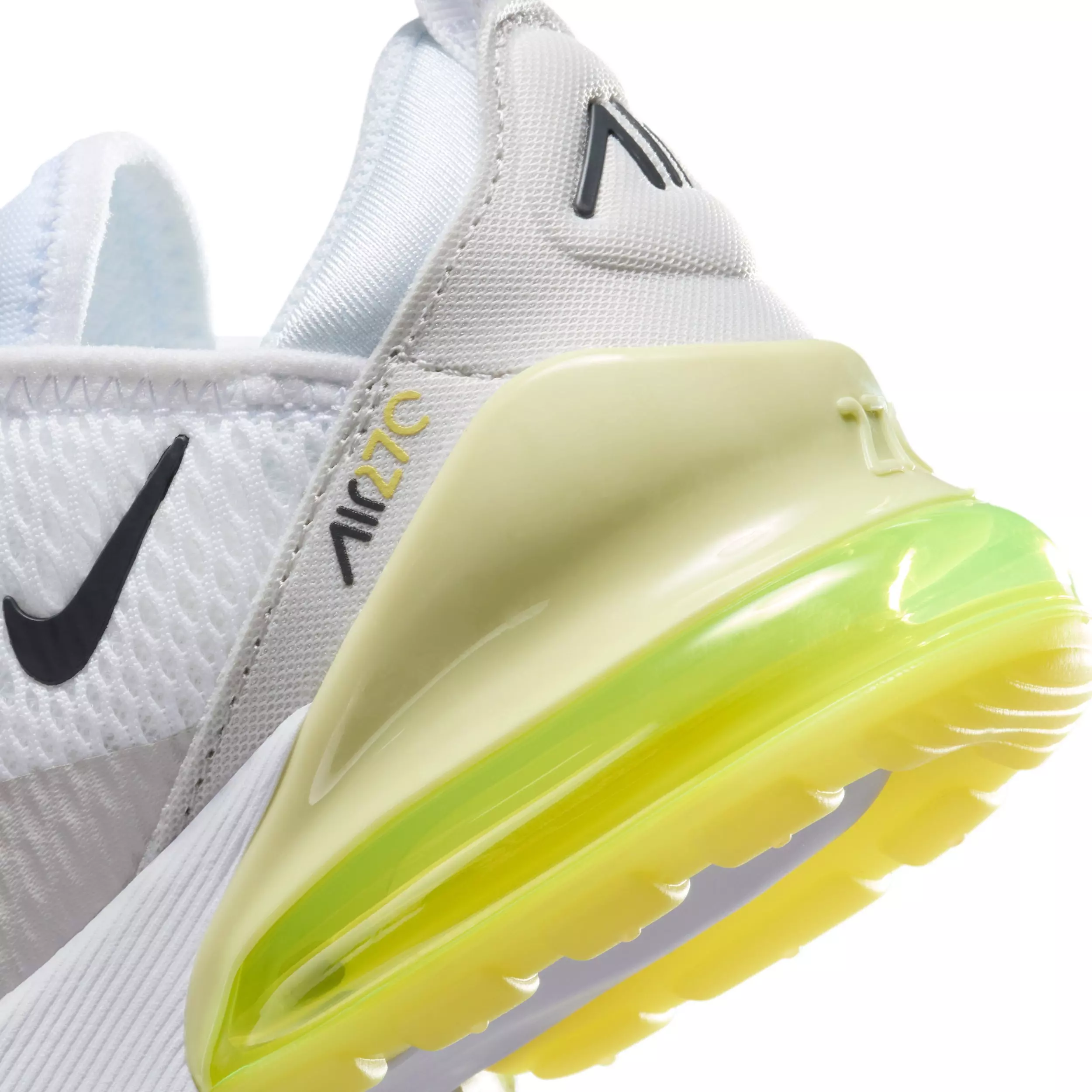 Nike Air Max 270 "White/Limelight/Vast Grey/Anthracite" Preschool Boys' Shoe - WHITE/LIMELIGHT/GREY/ANTHRACITE