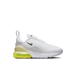 Nike Air Max 270 "White/Limelight/Vast Grey/Anthracite" Preschool Boys' Shoe