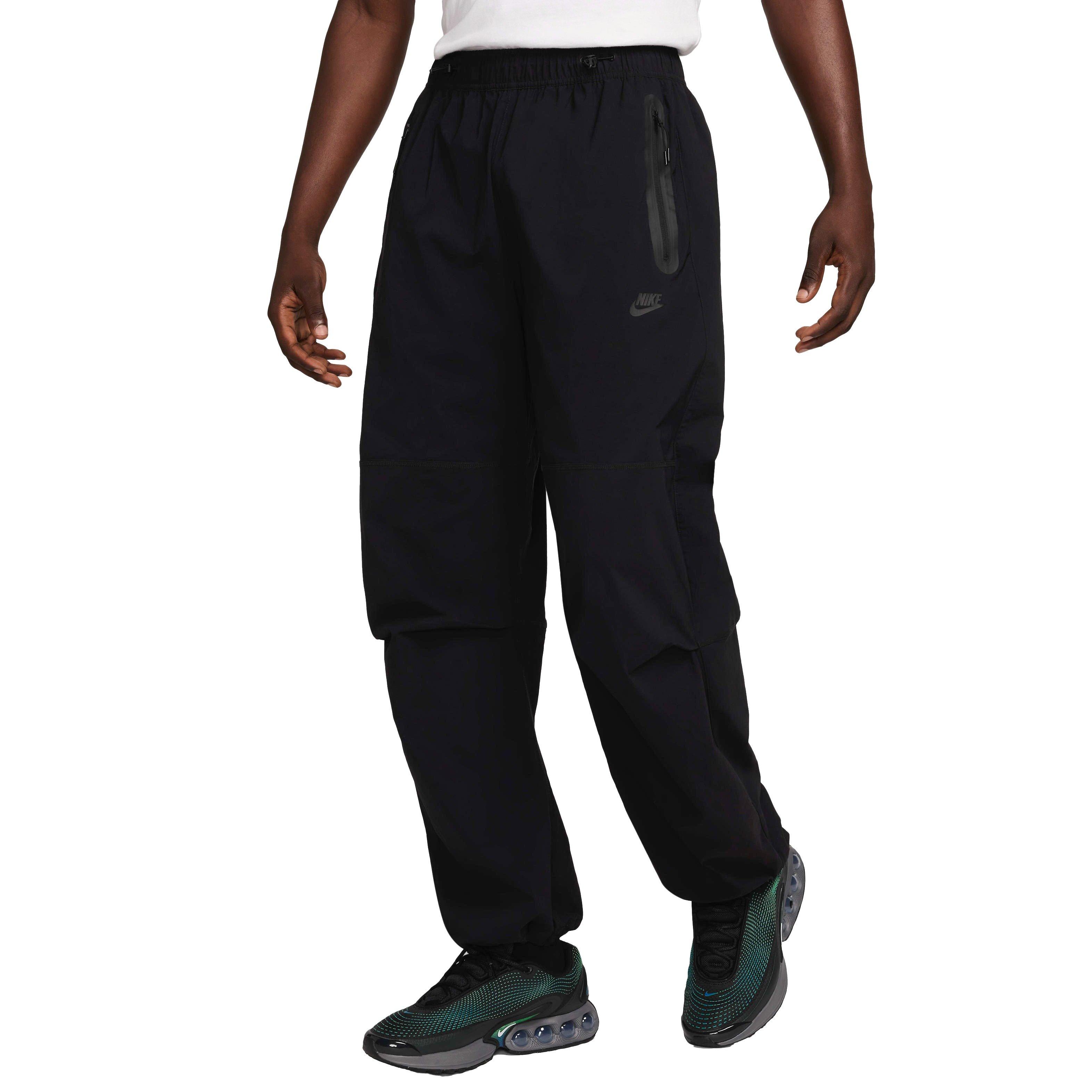 Nike Men's Tech Woven Oversized Pants - Black - BLACK Thumbnail View 1