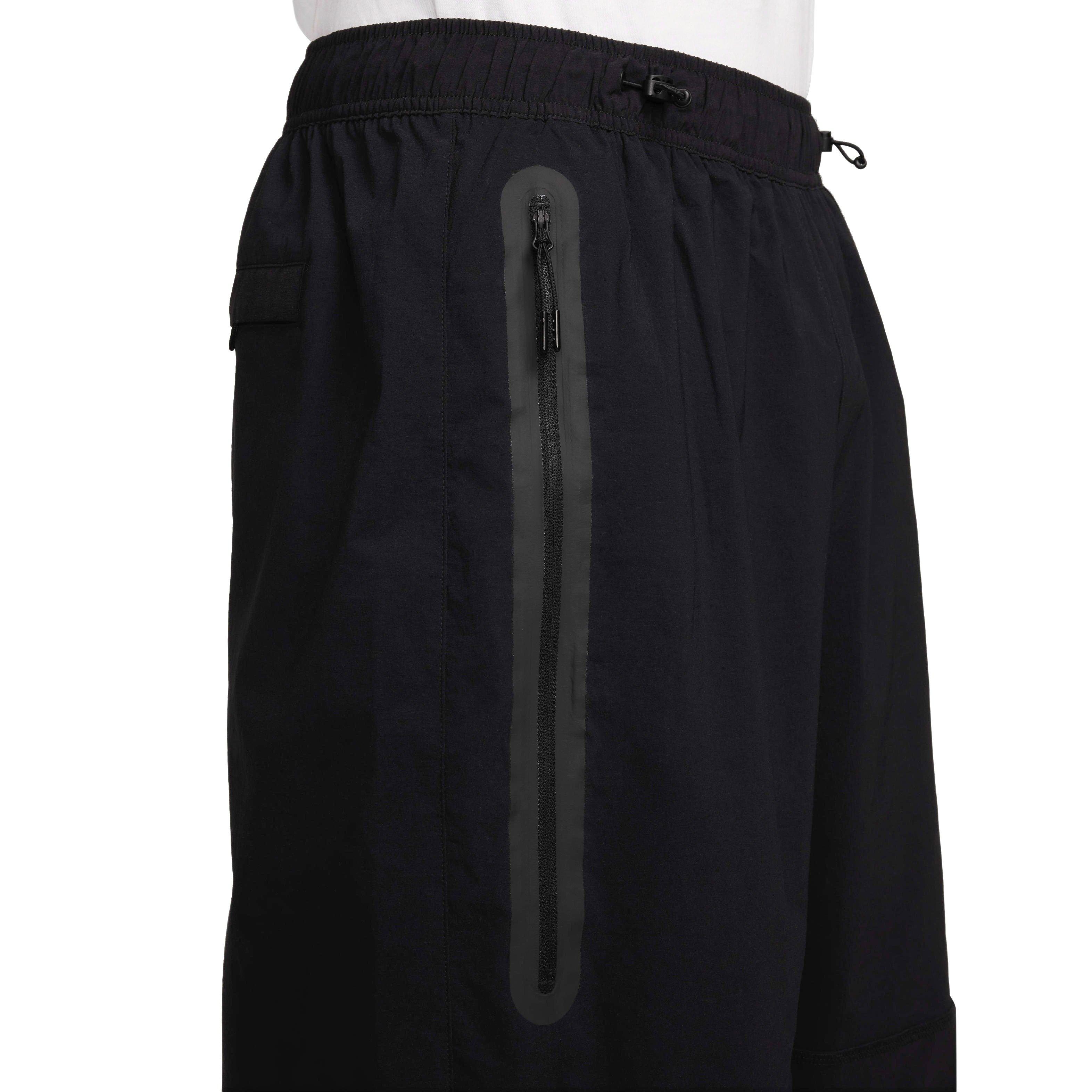 Nike Men's Tech Woven Oversized Pants - BLACK Thumbnail View 5
