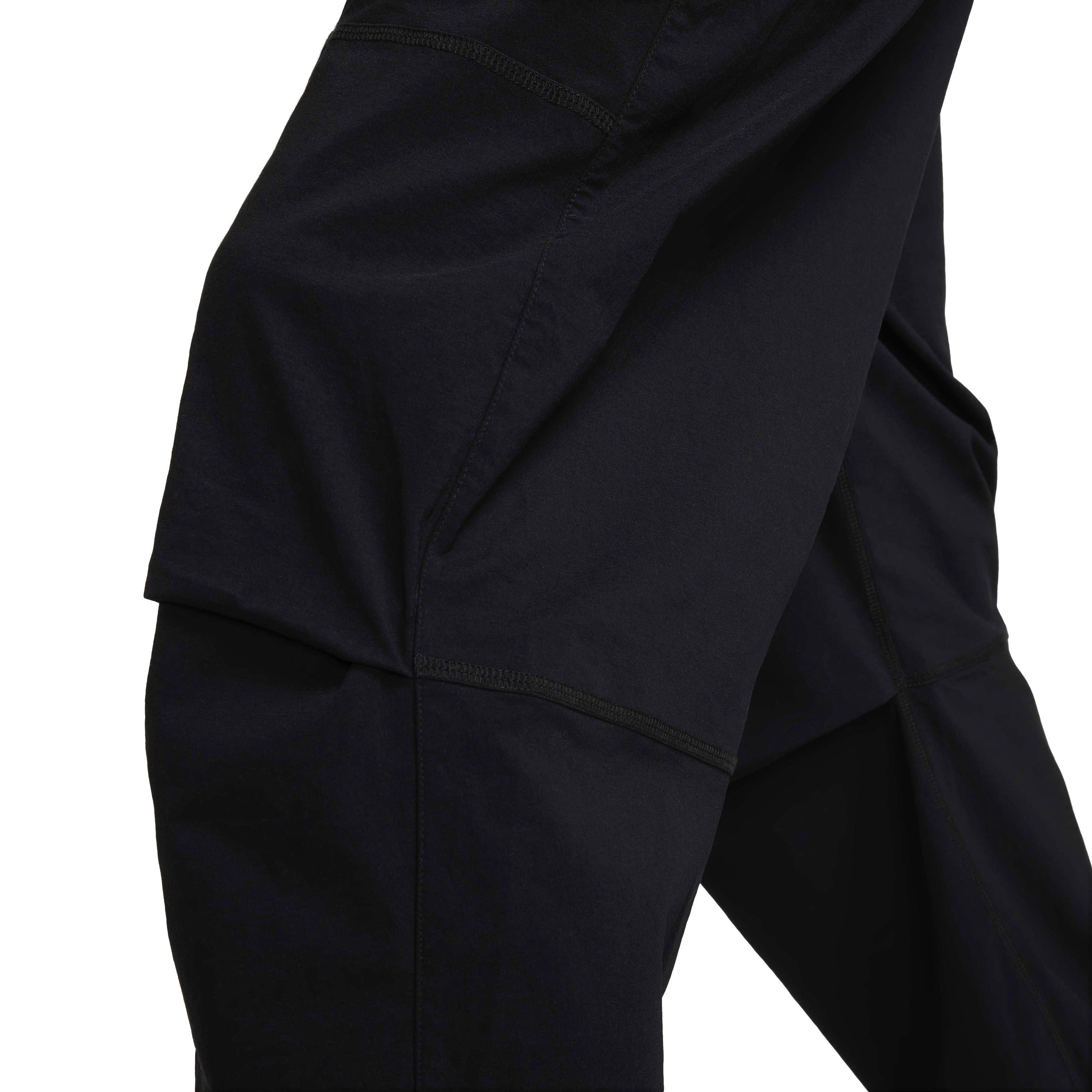 Nike Men's Tech Woven Oversized Pants - Black - BLACK Thumbnail View 7