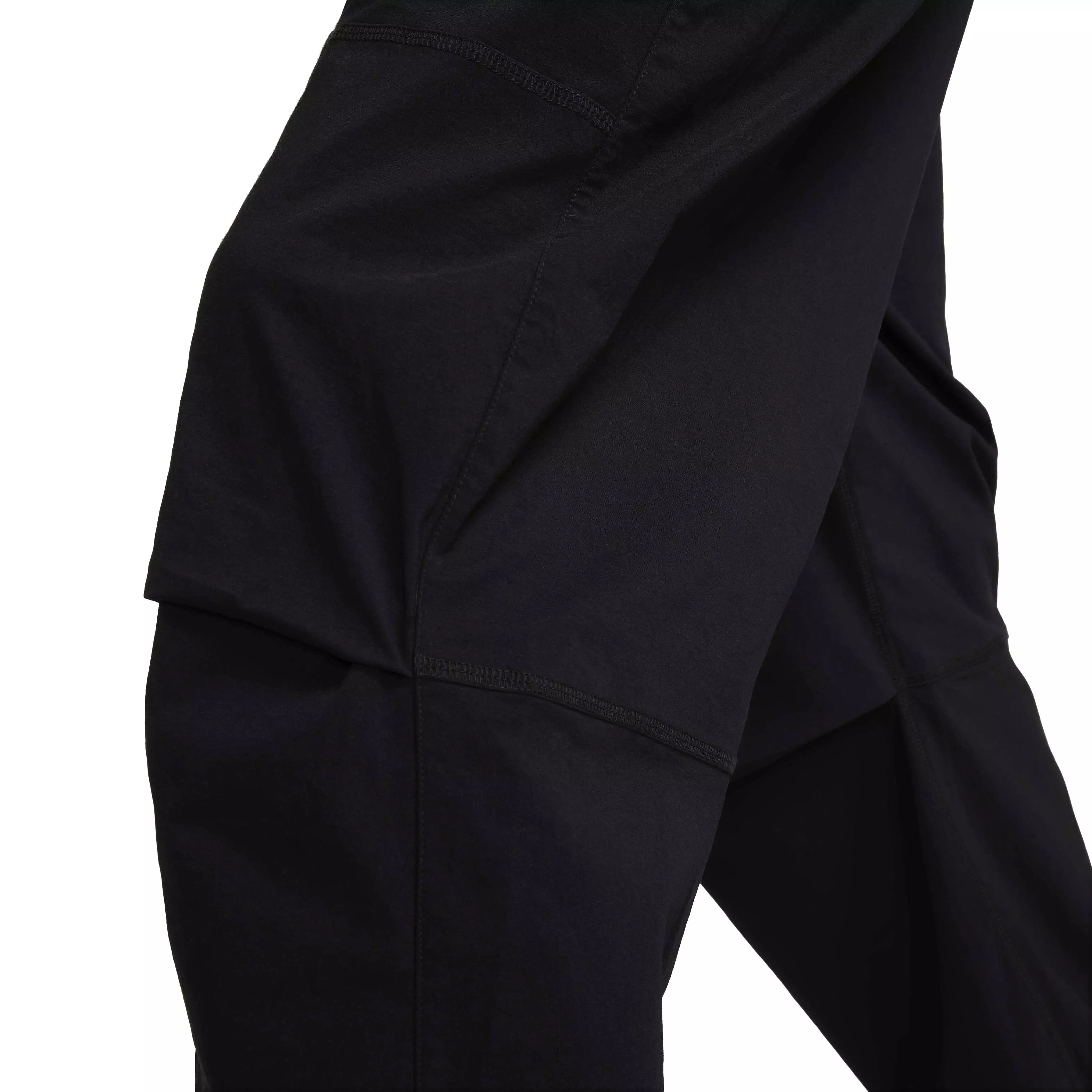Nike Men's Tech Woven Oversized Pants - Black - BLACK