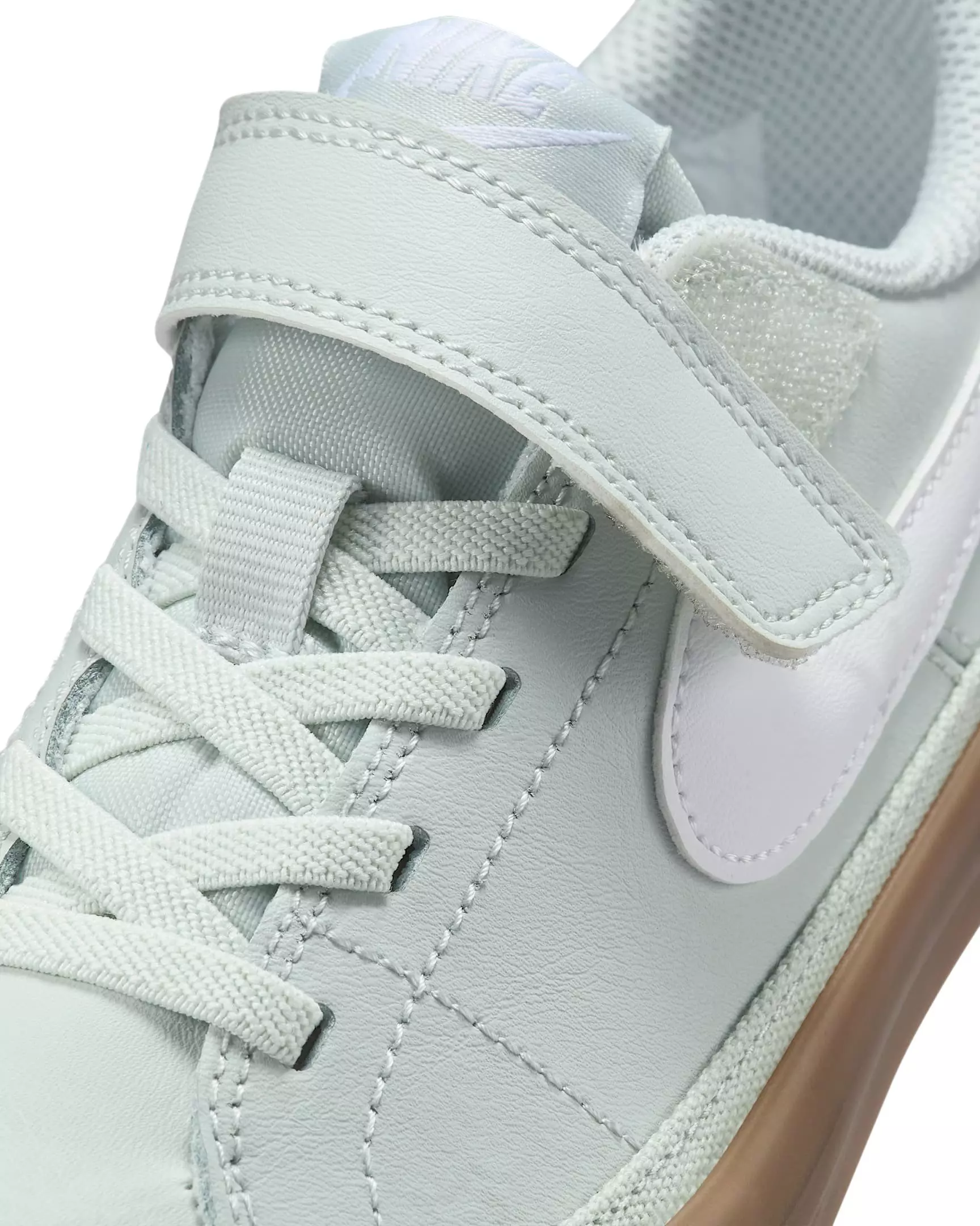 Nike Court Legacy "Light Silver/Gum Dark Brown/White" Preschool Boys' Shoe - LT SILVER/GUM DK BROWN/WHITE