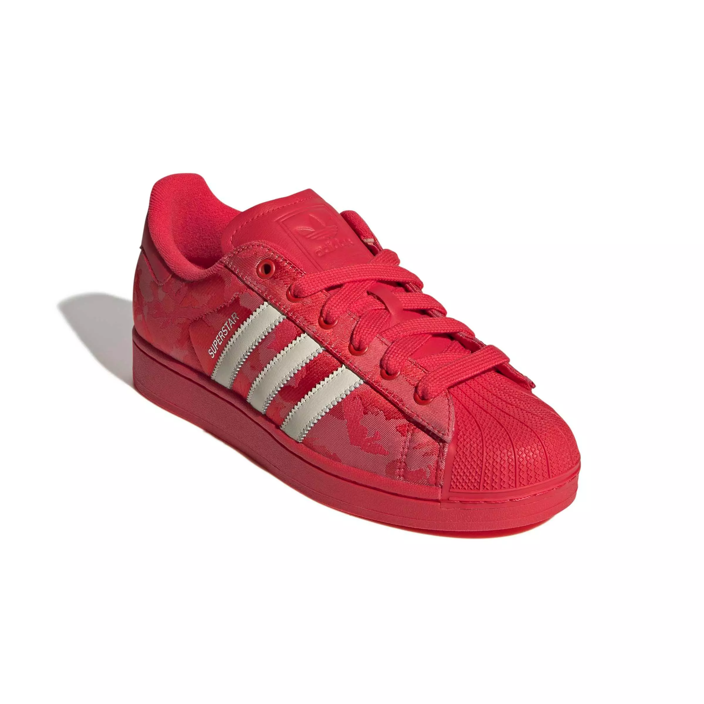 adidas Originals Superstar II "Pure Ruby/Off White/Silver Metallic" Men's Shoe - RUBY/OFF WHITE/SILVER