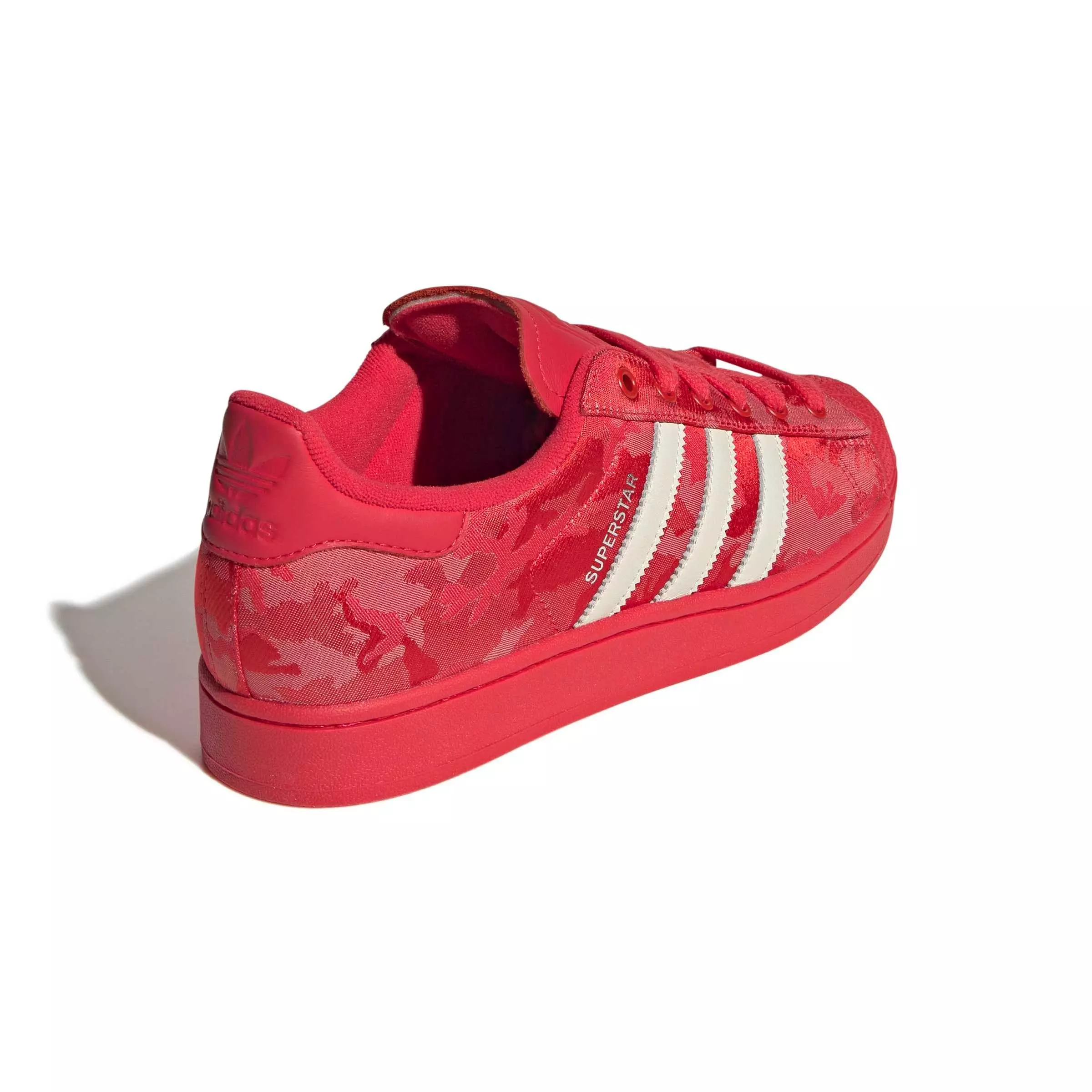 adidas Originals Superstar II "Pure Ruby/Off White/Silver Metallic" Men's Shoe - RUBY/OFF WHITE/SILVER