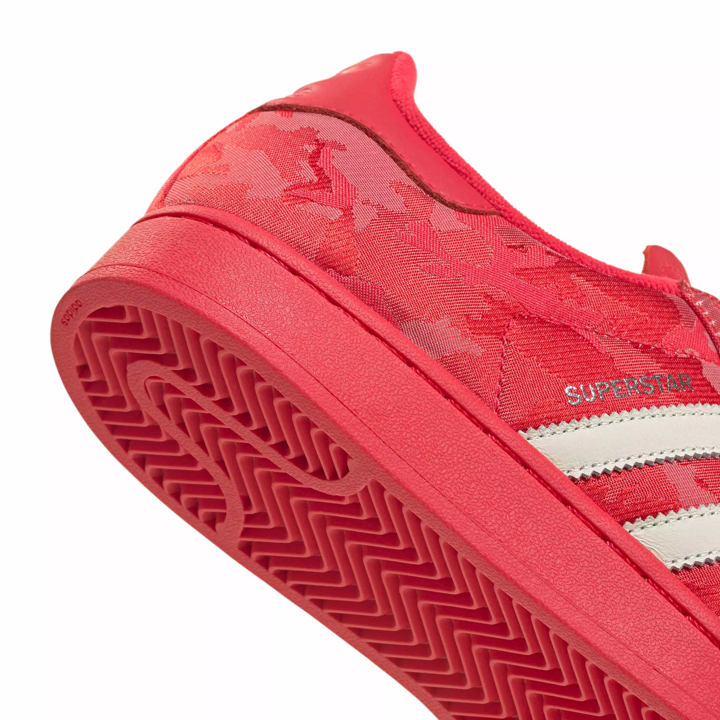 adidas Originals Superstar II "Pure Ruby/Off White/Silver Metallic" Men's Shoe - RUBY/OFF WHITE/SILVER