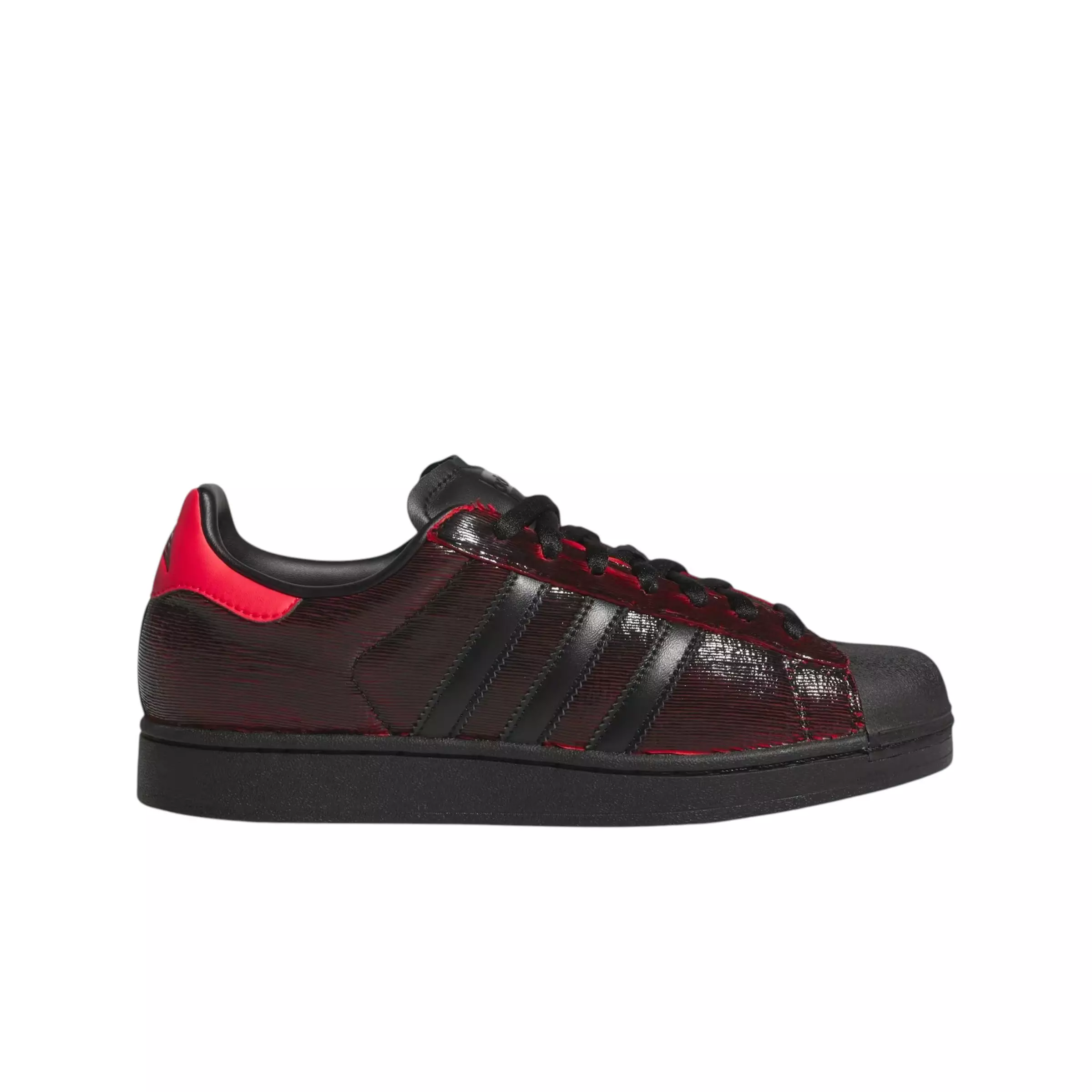 adidas Originals Superstar II "Pure Ruby" Men's Shoe - BLACK/RUBY/SILVER