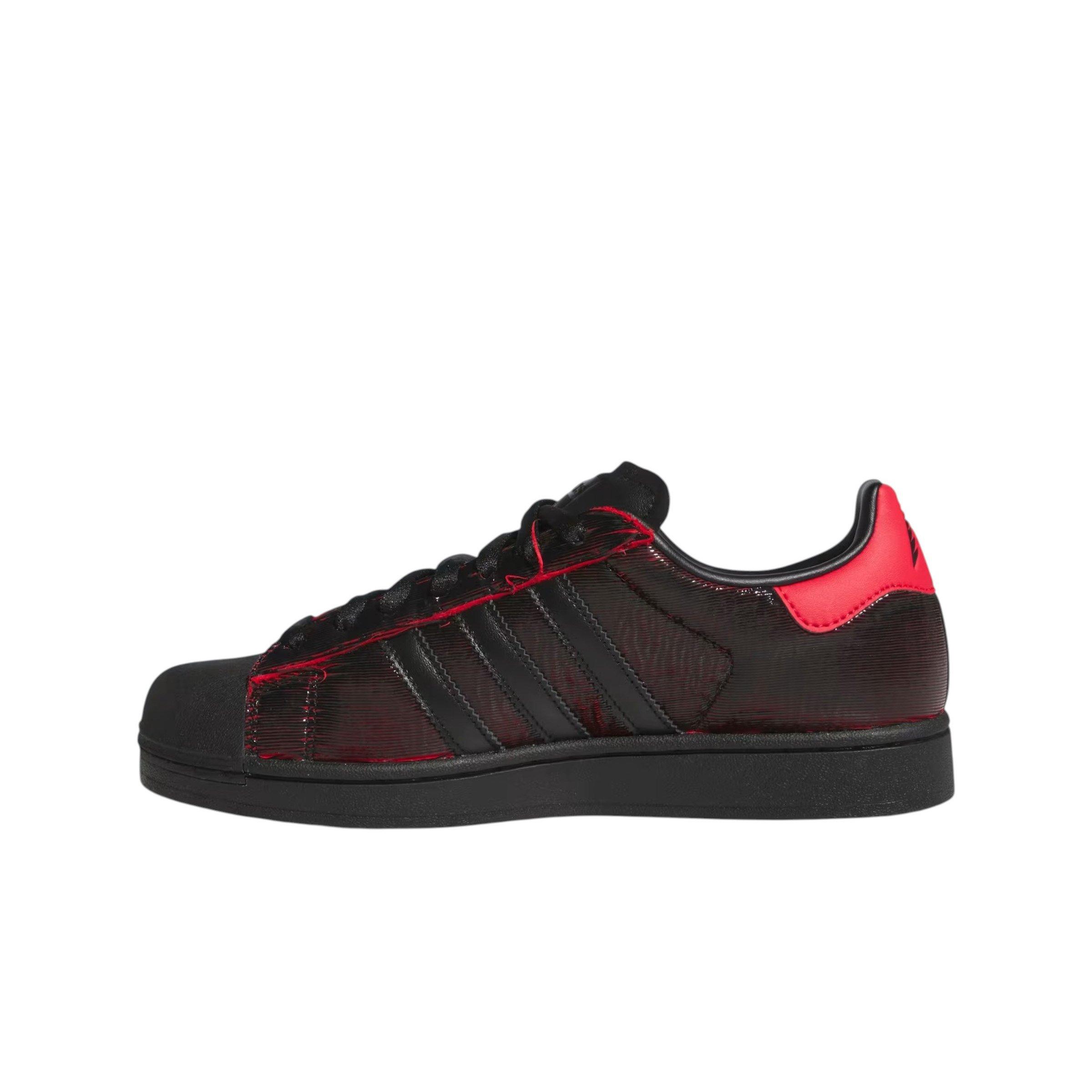 adidas Originals Superstar II "Pure Ruby" Men's Shoe - BLACK/RUBY/SILVER