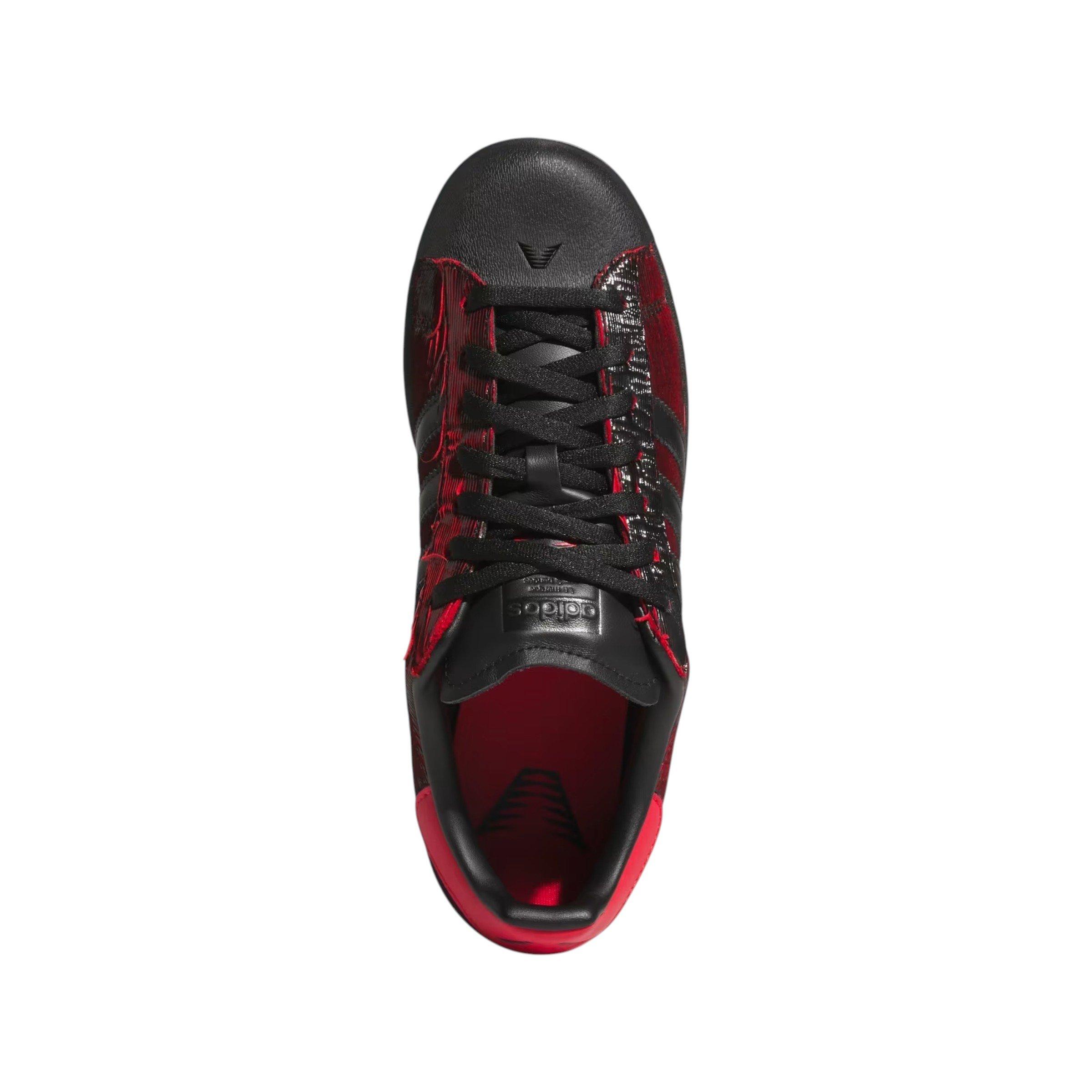 adidas Originals Superstar II "Pure Ruby" Men's Shoe - BLACK/RUBY/SILVER