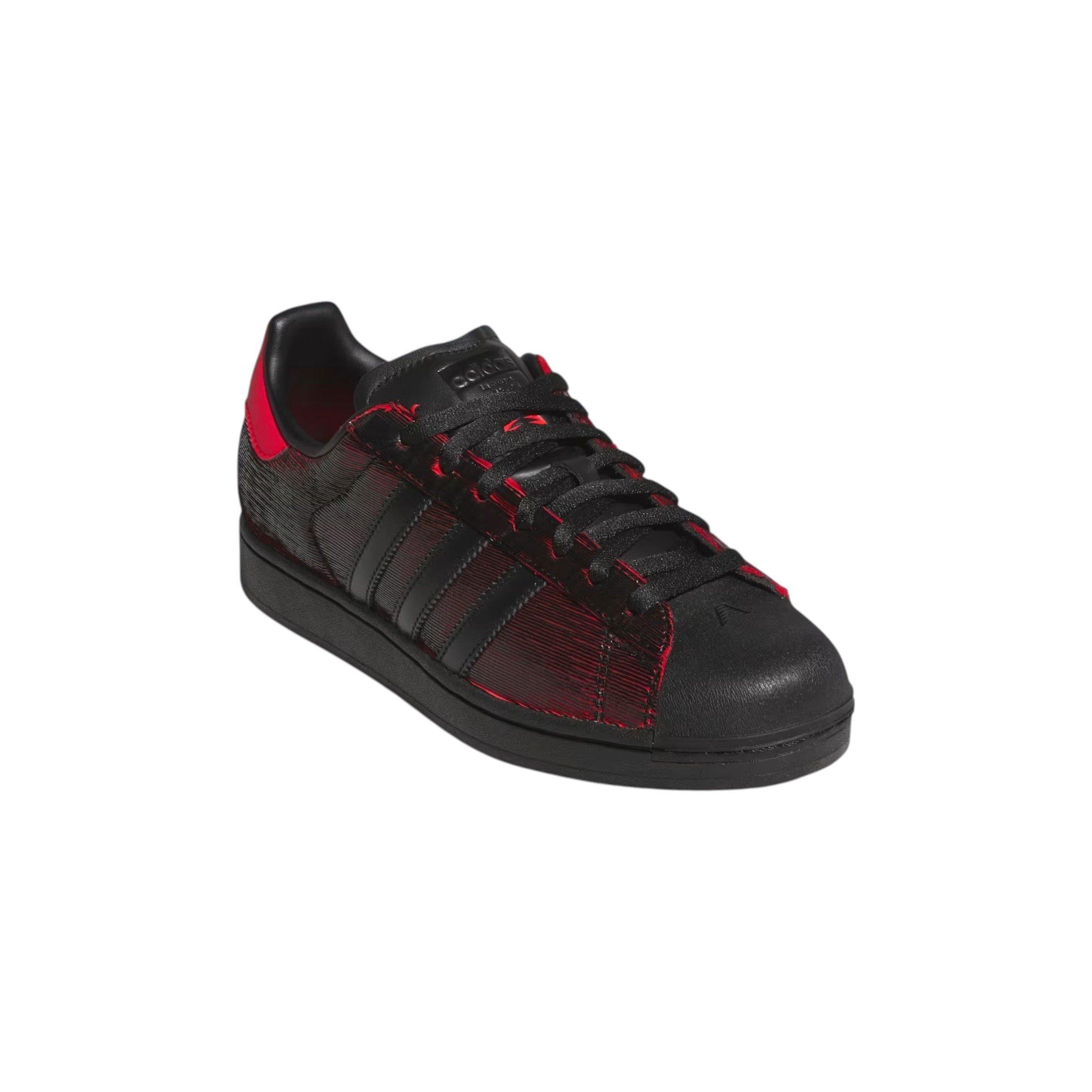 adidas Originals Superstar II "Pure Ruby" Men's Shoe - BLACK/RUBY/SILVER