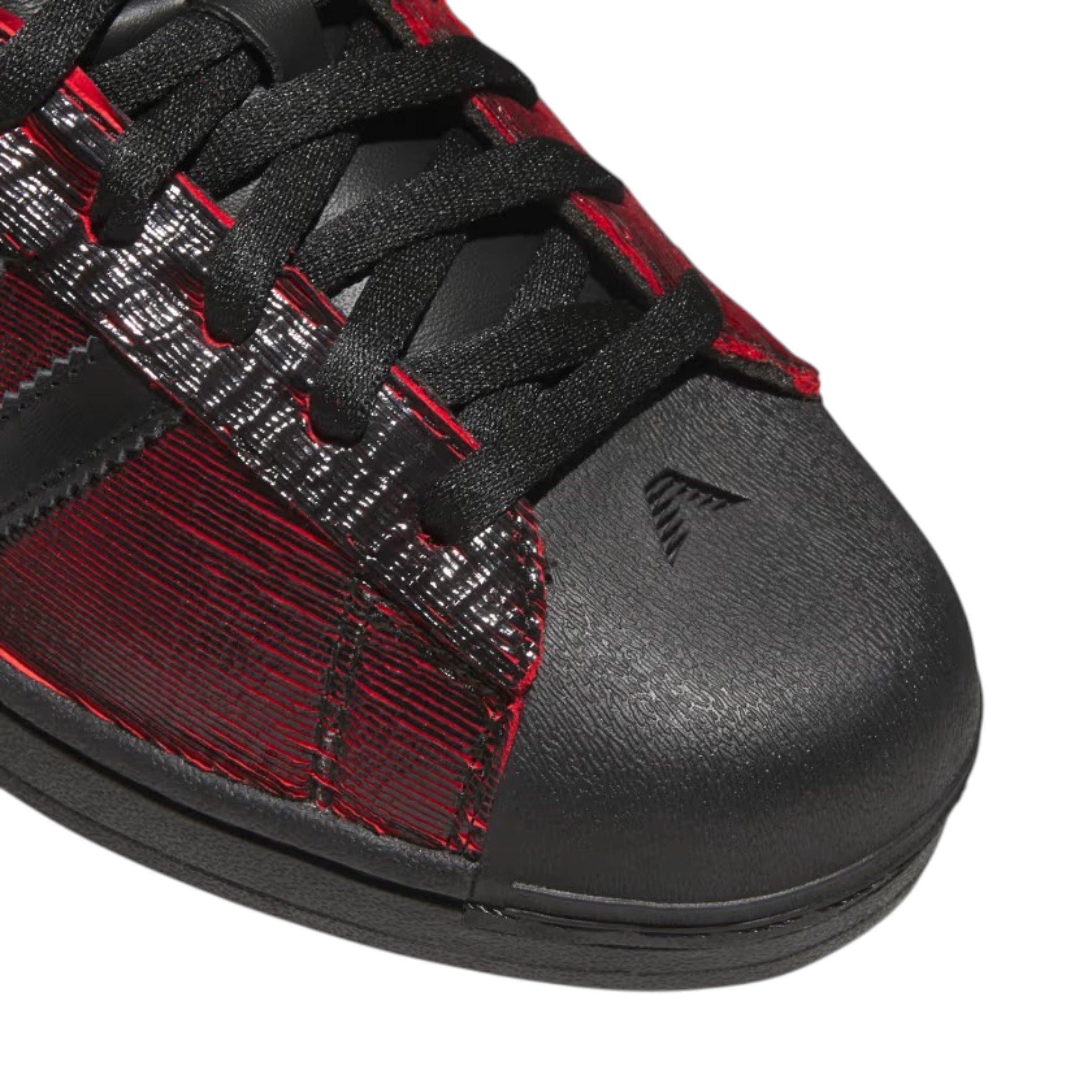 adidas Originals Superstar II "Pure Ruby" Men's Shoe - BLACK/RUBY/SILVER