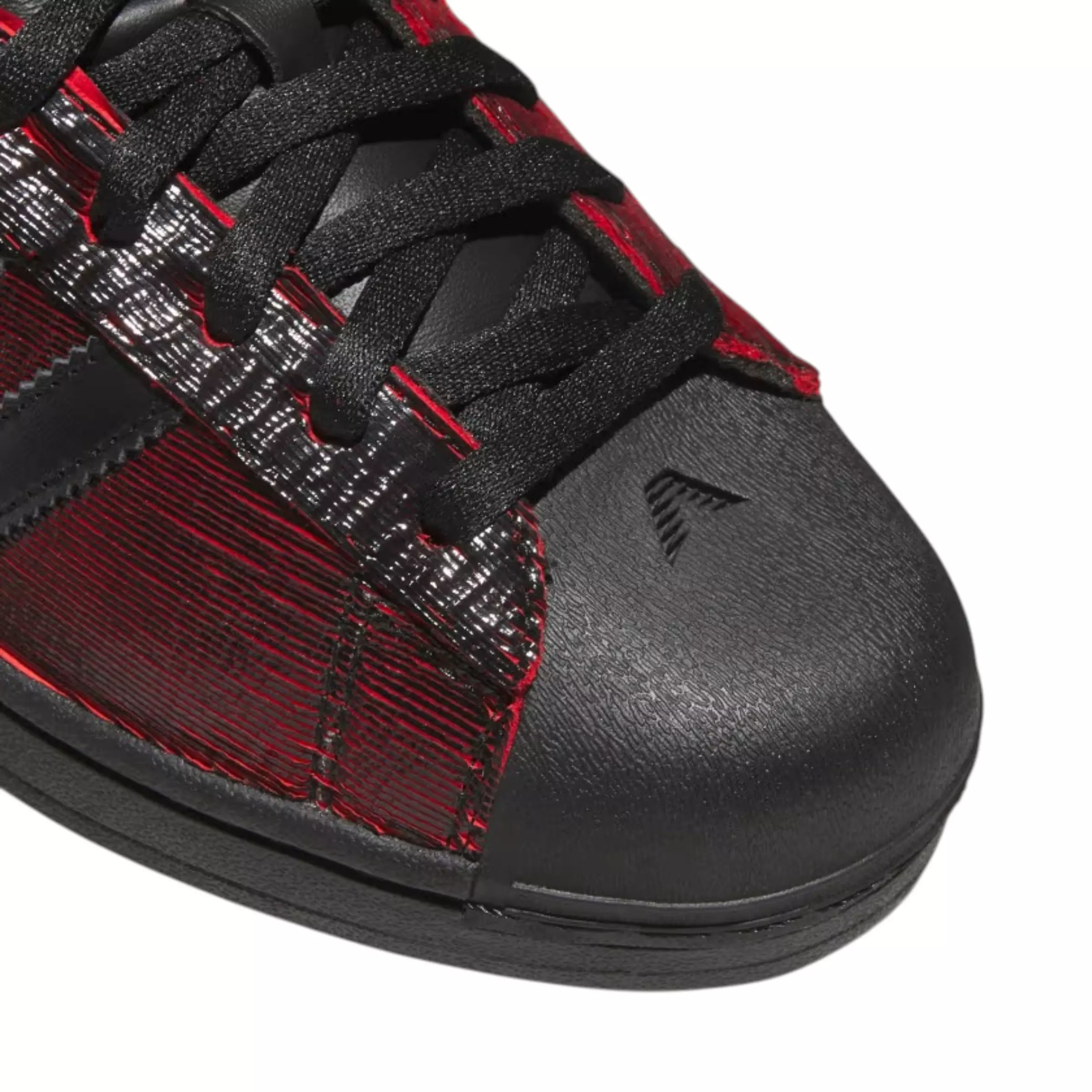 adidas Originals Superstar II "Pure Ruby" Men's Shoe - BLACK/RUBY/SILVER