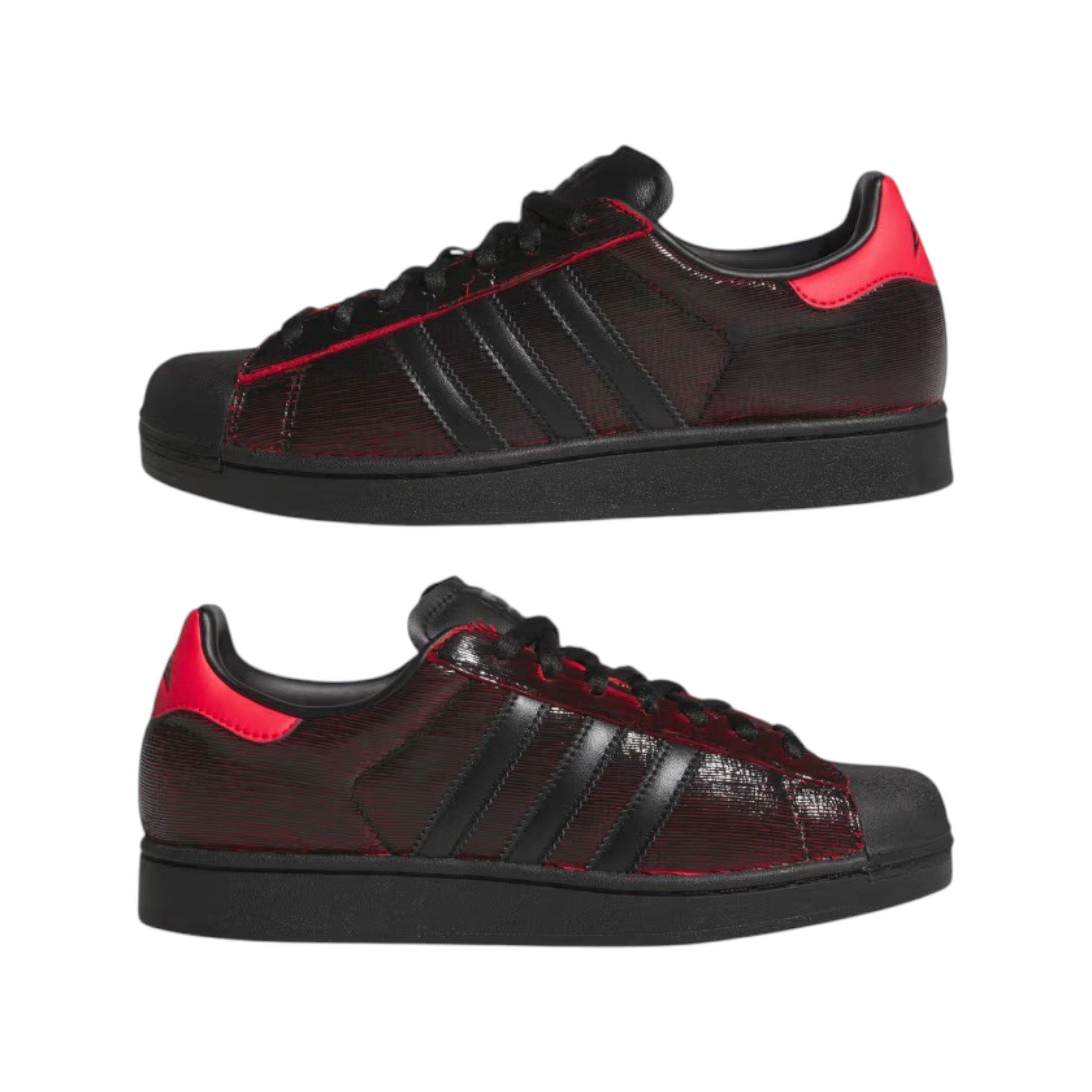 adidas Originals Superstar II "Pure Ruby" Men's Shoe - BLACK/RUBY/SILVER