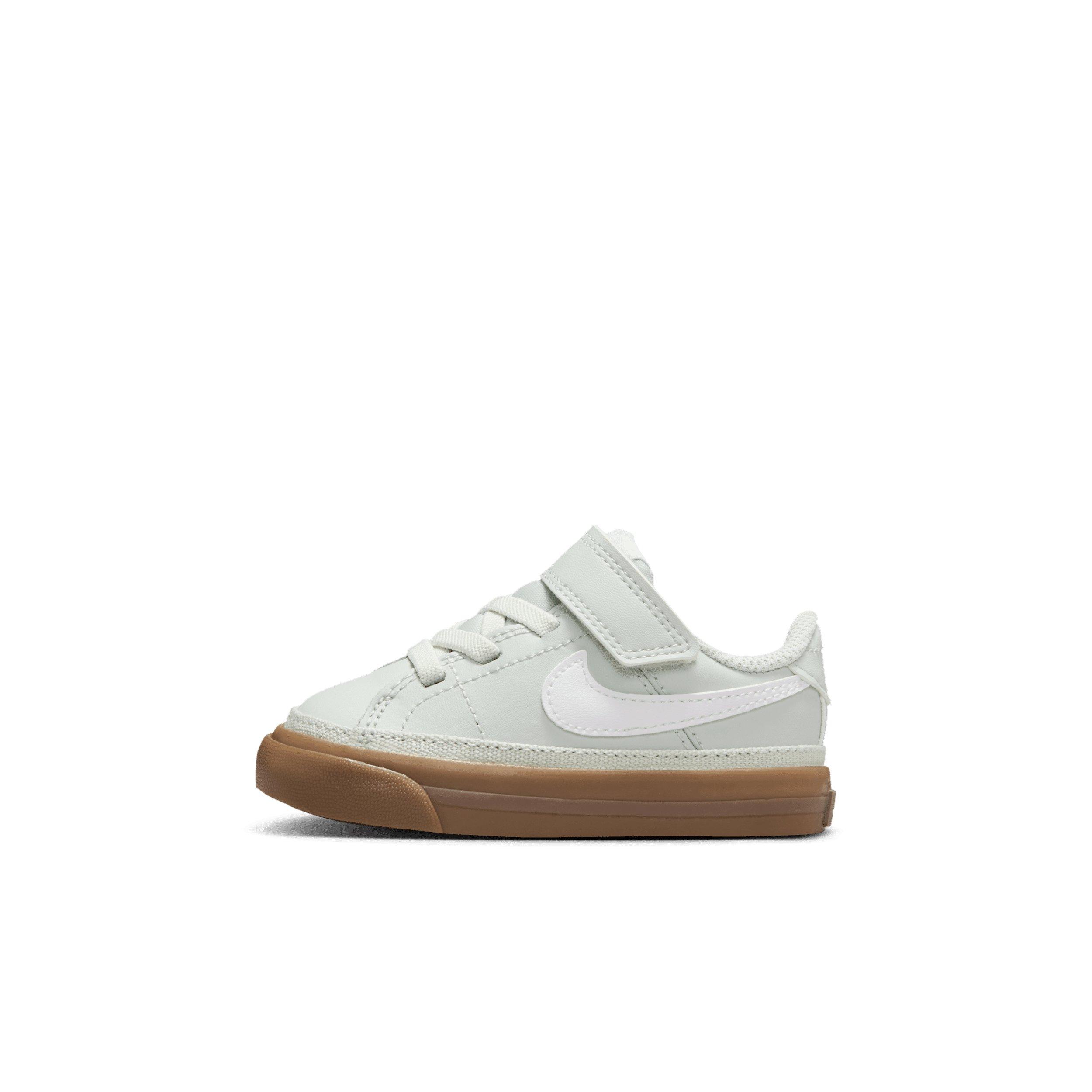 Nike Court Legacy Infant Boys' "Light Silver/Gum Dark Brown/White" Shoe