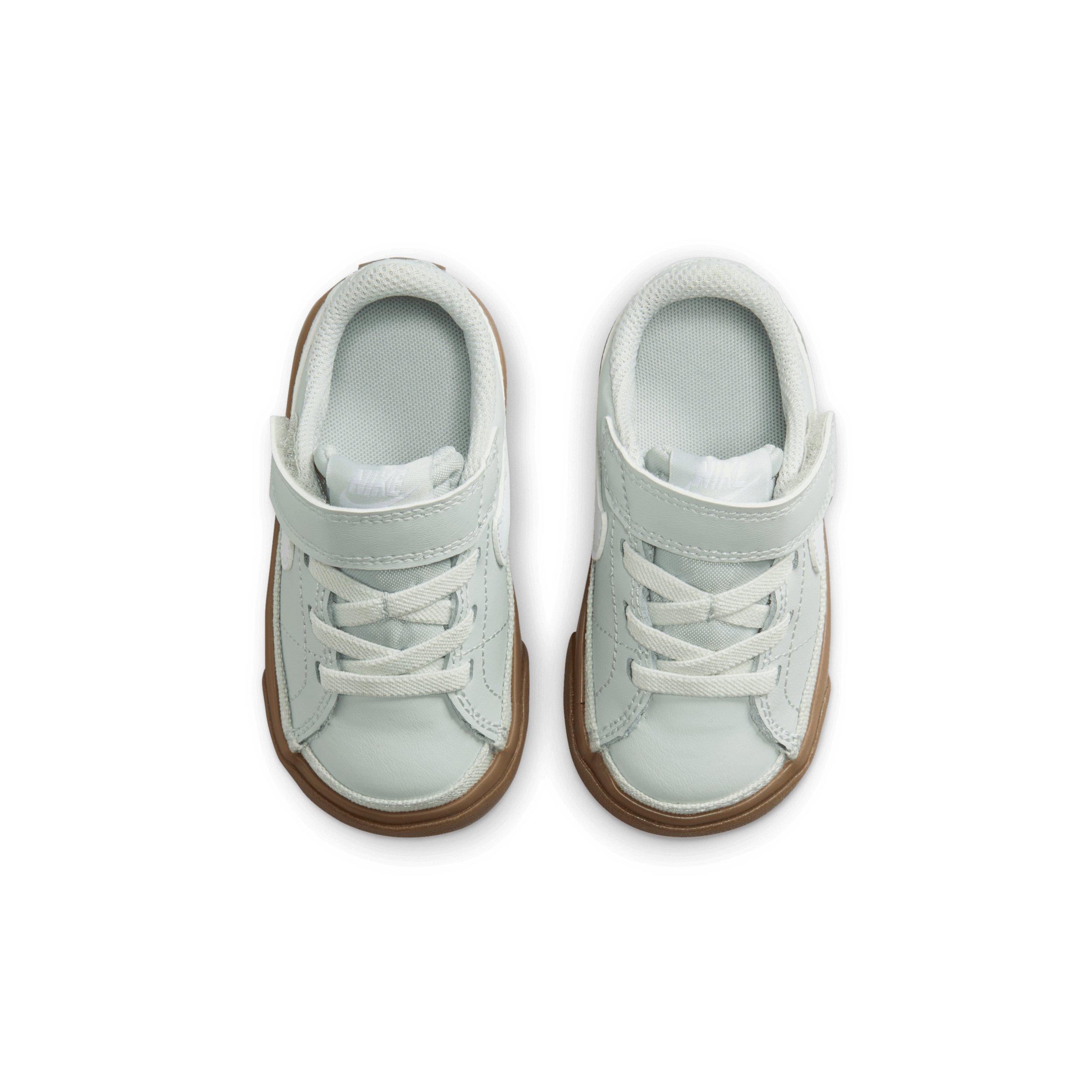 Nike Court Legacy Infant Boys' "Light Silver/Gum Dark Brown/White" Shoe