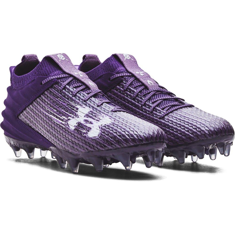 Under Armour Blur Smoke 2.0 MC Purple White Men s Football Cleat