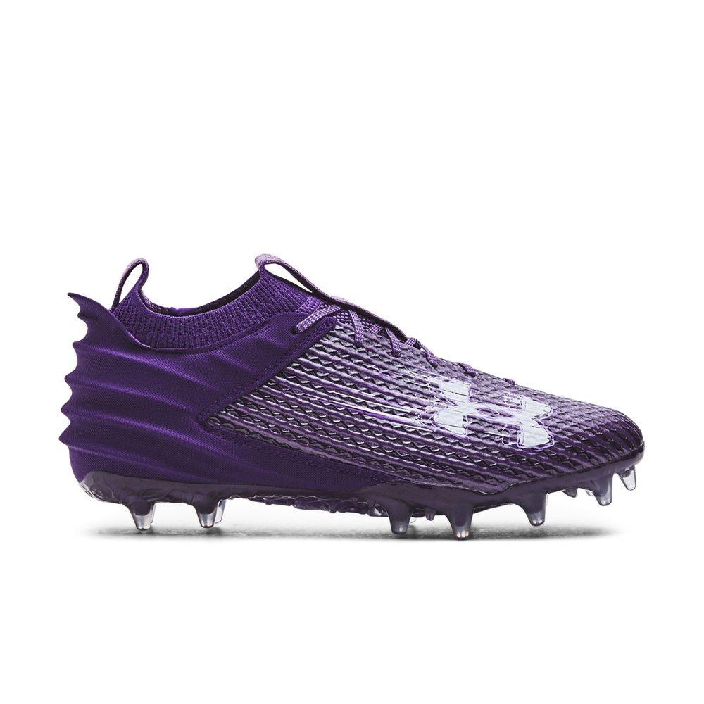 Under Armour Blur Smoke 2.0 MC Purple White Men s Football Cleat