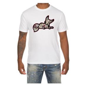 AKOO Men's Floral Snobby Short Sleeve Graphic Tee