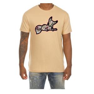 AKOO Men's Floral Snobby Short Sleeve Graphic Tee