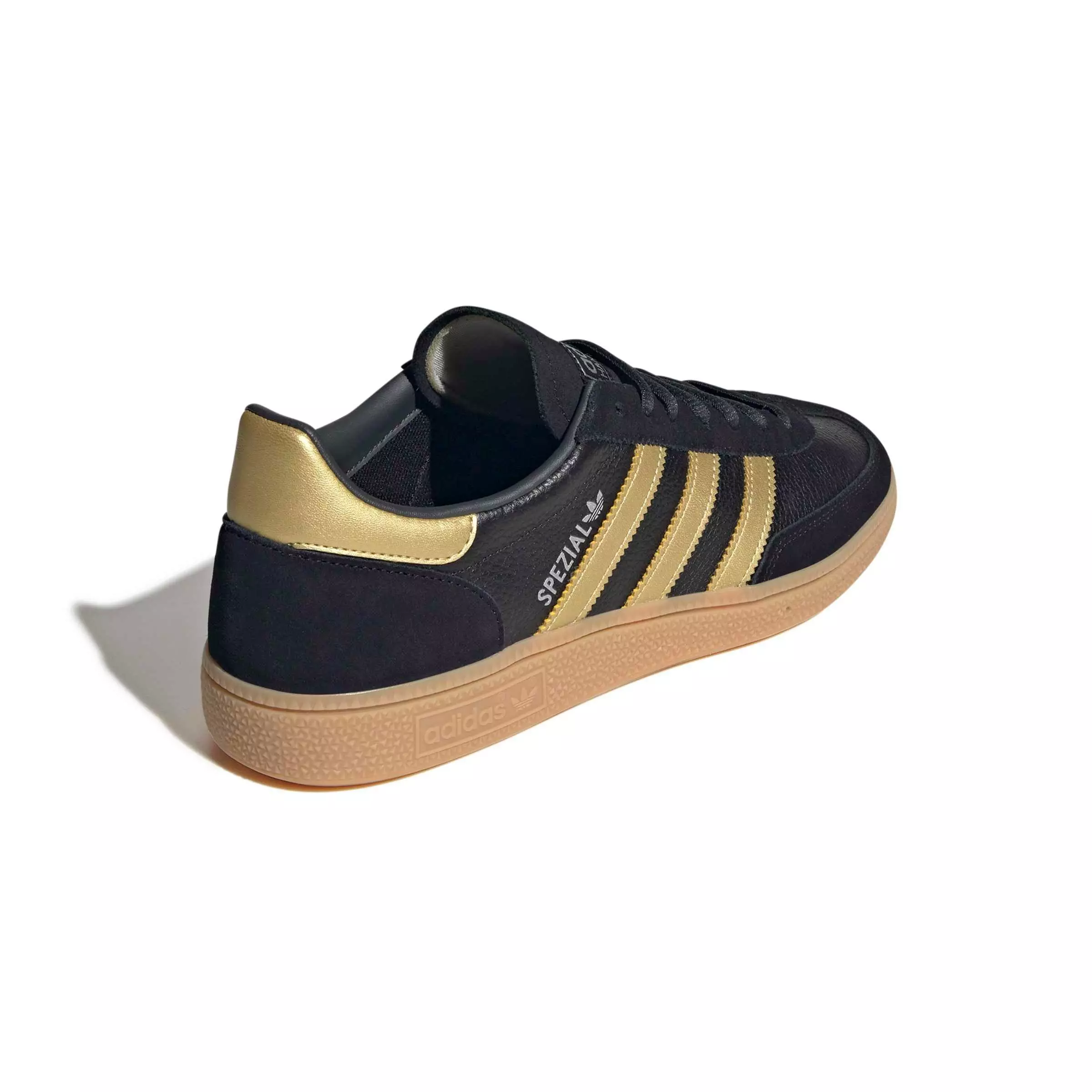 adidas Originals Handball Spezial "Core Black/Matte Gold/Carbon" Men's Shoe - BLACK/GOLD/CARBON