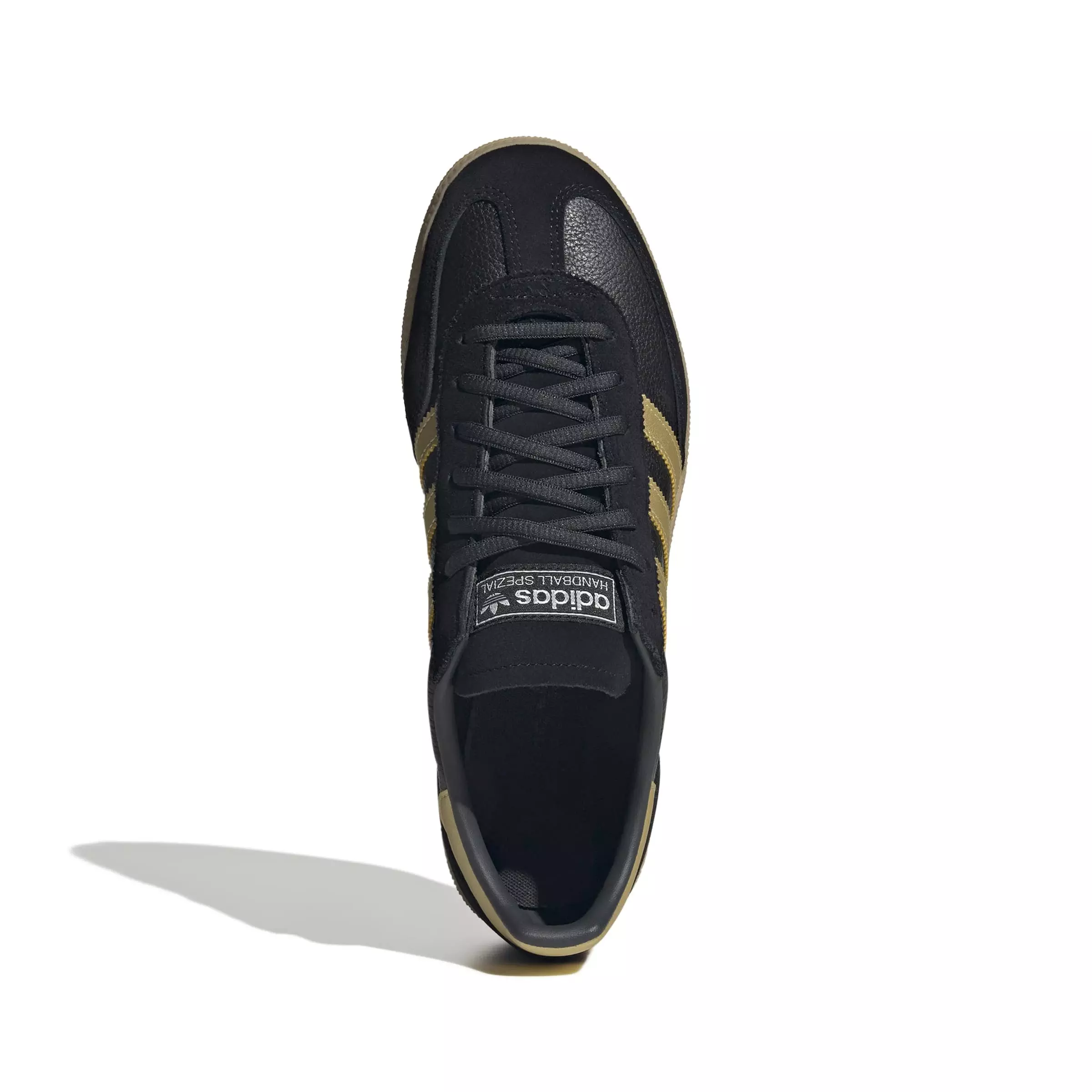 adidas Originals Handball Spezial "Core Black/Matte Gold/Carbon" Men's Shoe - BLACK/GOLD/CARBON