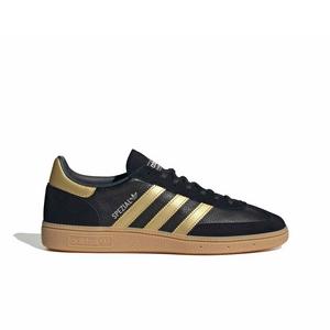 adidas Originals Handball Spezial "Core Black/Matte Gold/Carbon" Men's Shoe - BLACK/GOLD/CARBON
