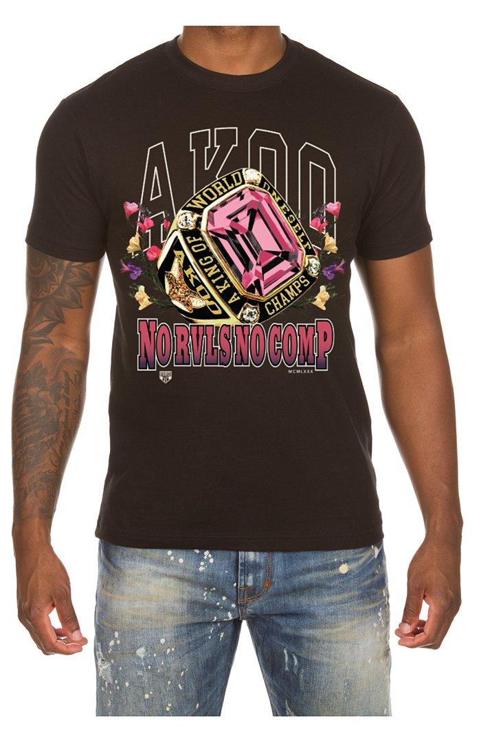 AKOO Men's World Champs Short Sleeve Graphic Tee - BLACK Thumbnail View 1