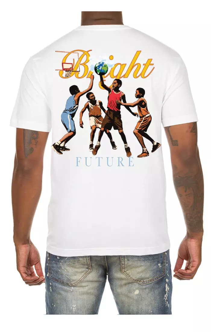 AKOO Men's World Champs Short Sleeve Graphic Tee - WHITE