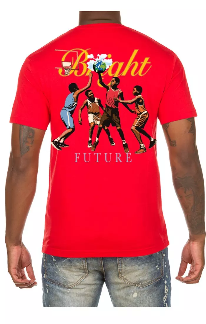 AKOO Men's World Champs Short Sleeve Graphic Tee - RED