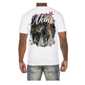 AKOO Men's Chariots Short Sleeve Graphic Tee
