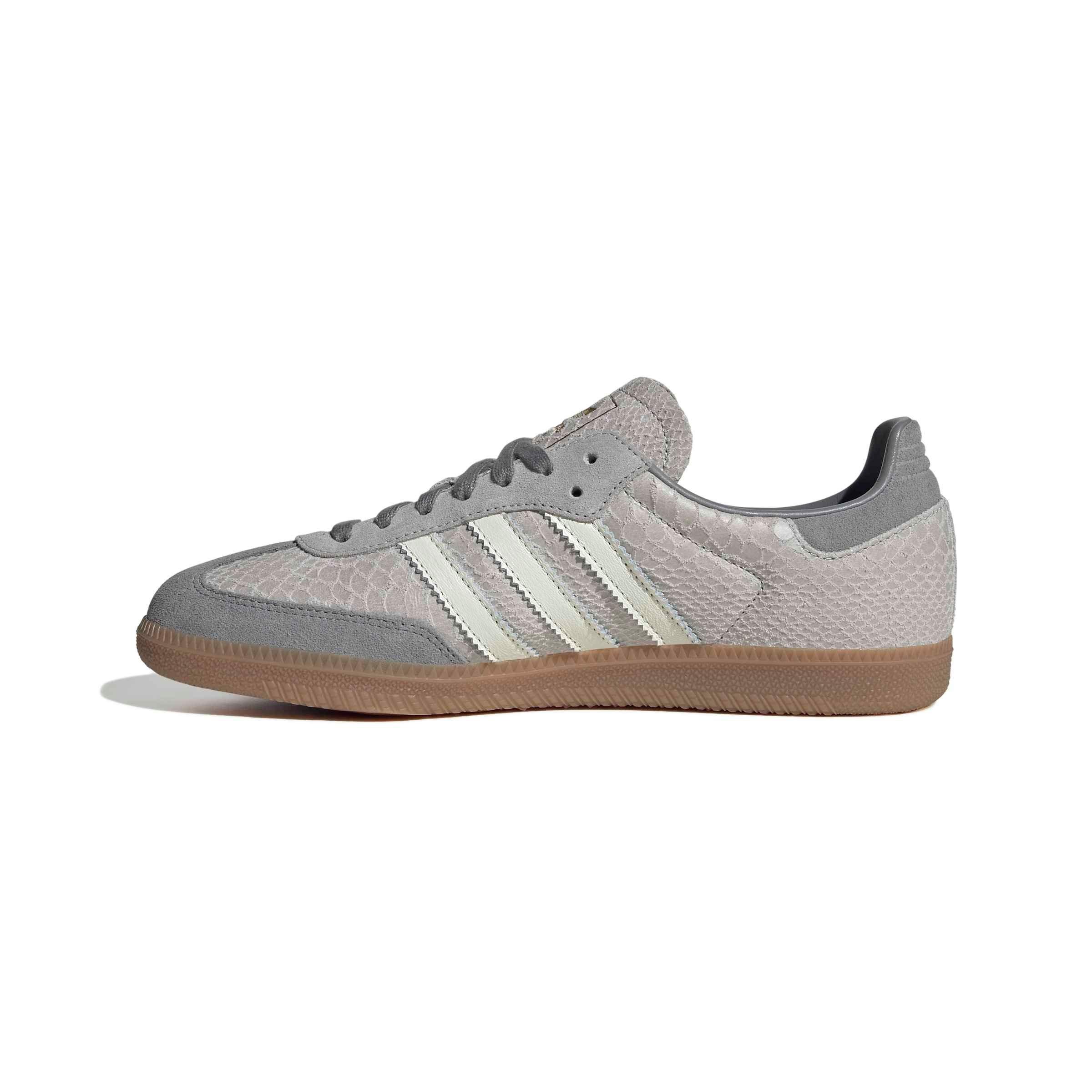 adidas Originals Samba OG "Grey Two/Off White/Gum 4" Men's Shoe - GREY/OFF WHITE/GUM Thumbnail View 2