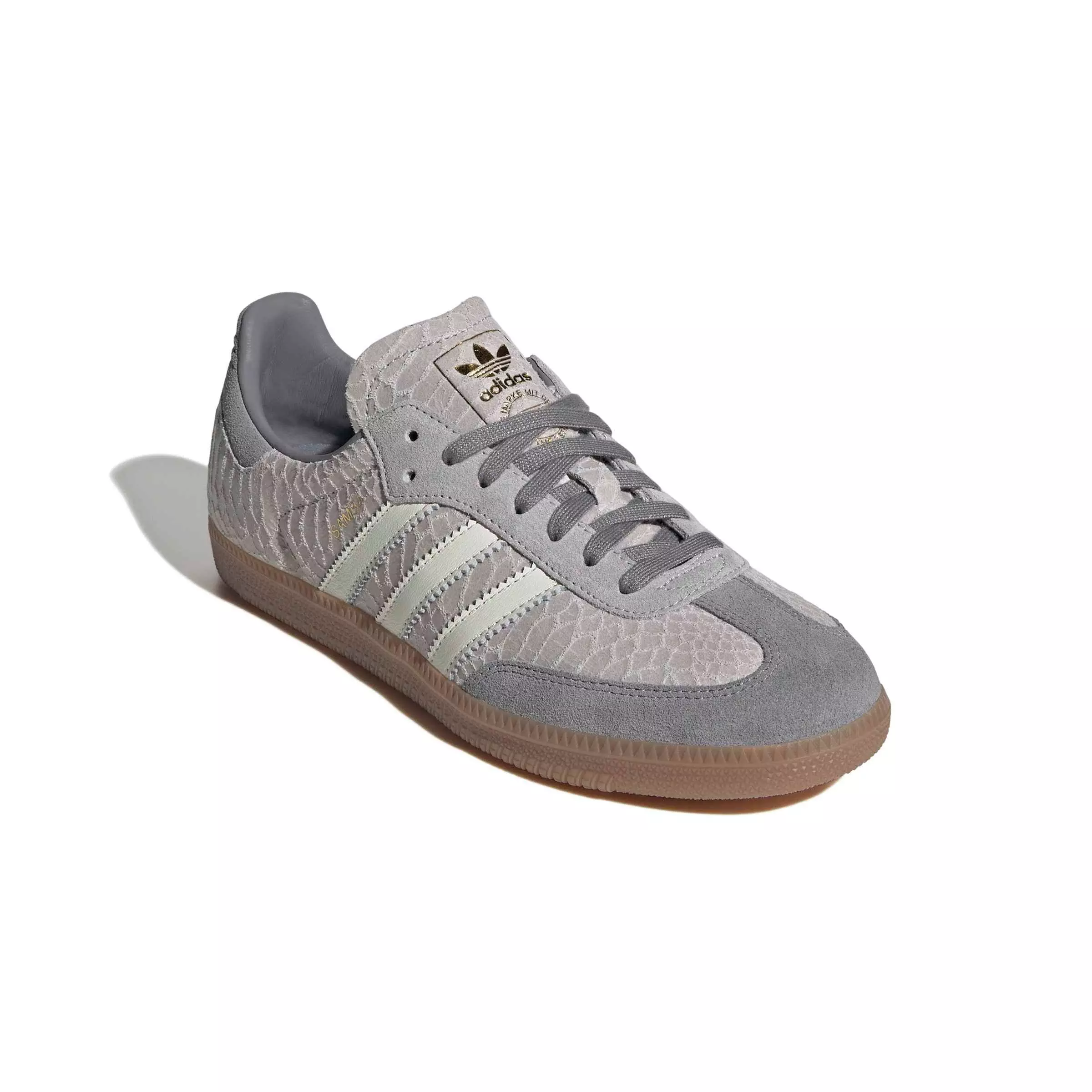 adidas Originals Samba OG "Grey Two/Off White/Gum 4" Men's Shoe - GREY/OFF WHITE/GUM