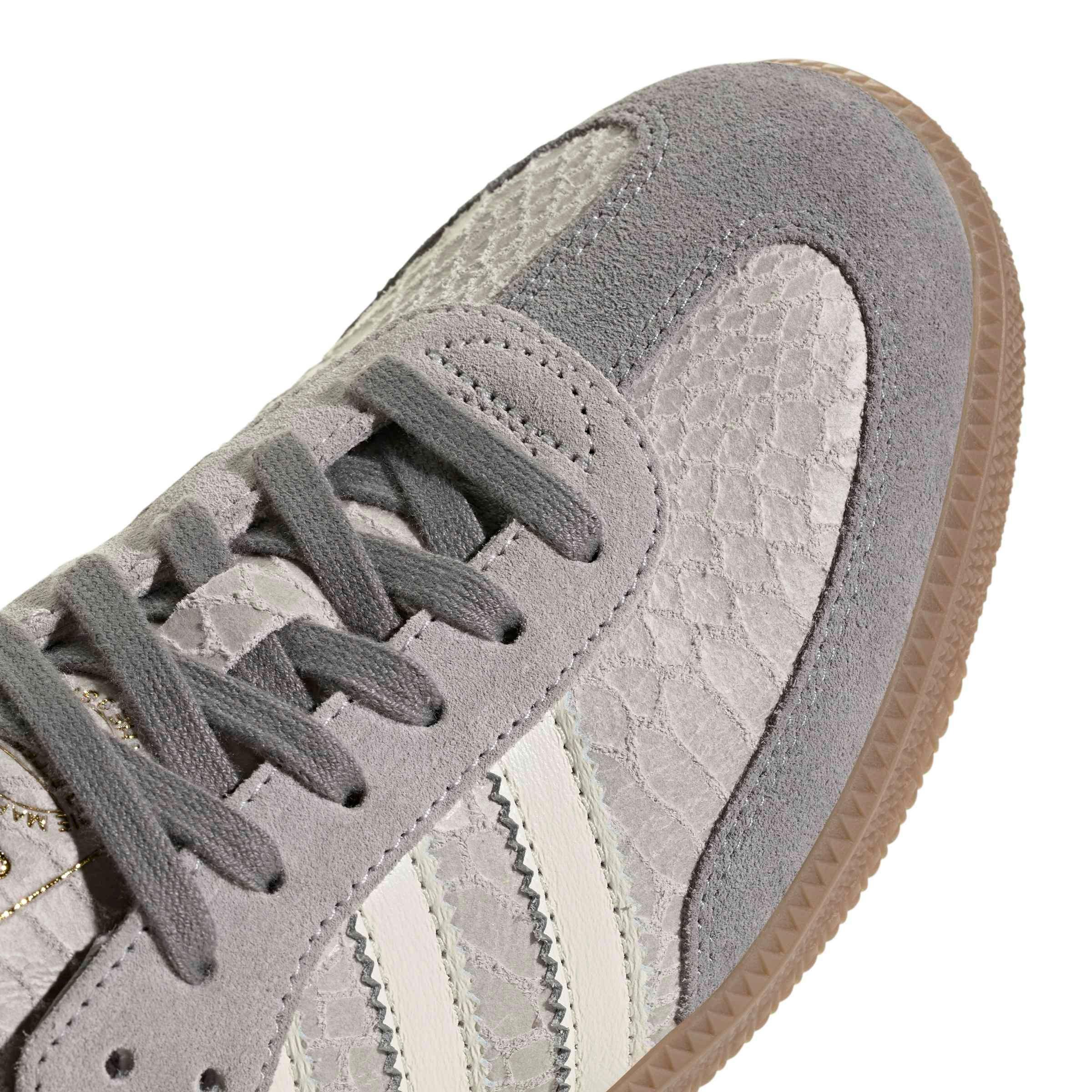adidas Originals Samba OG "Grey Two/Off White/Gum 4" Men's Shoe - GREY/OFF WHITE/GUM Thumbnail View 5