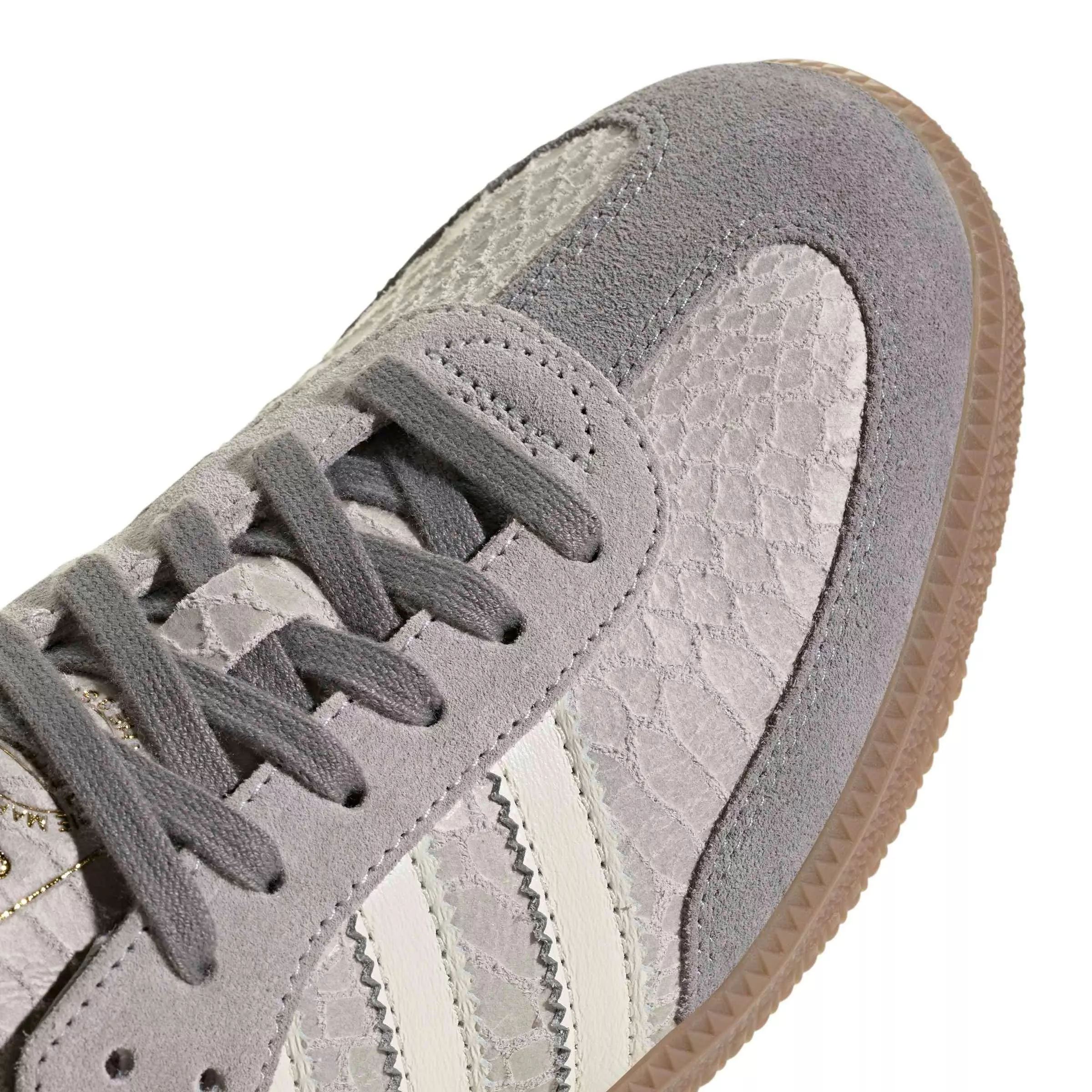 adidas Originals Samba OG "Grey Two/Off White/Gum 4" Men's Shoe - GREY/OFF WHITE/GUM