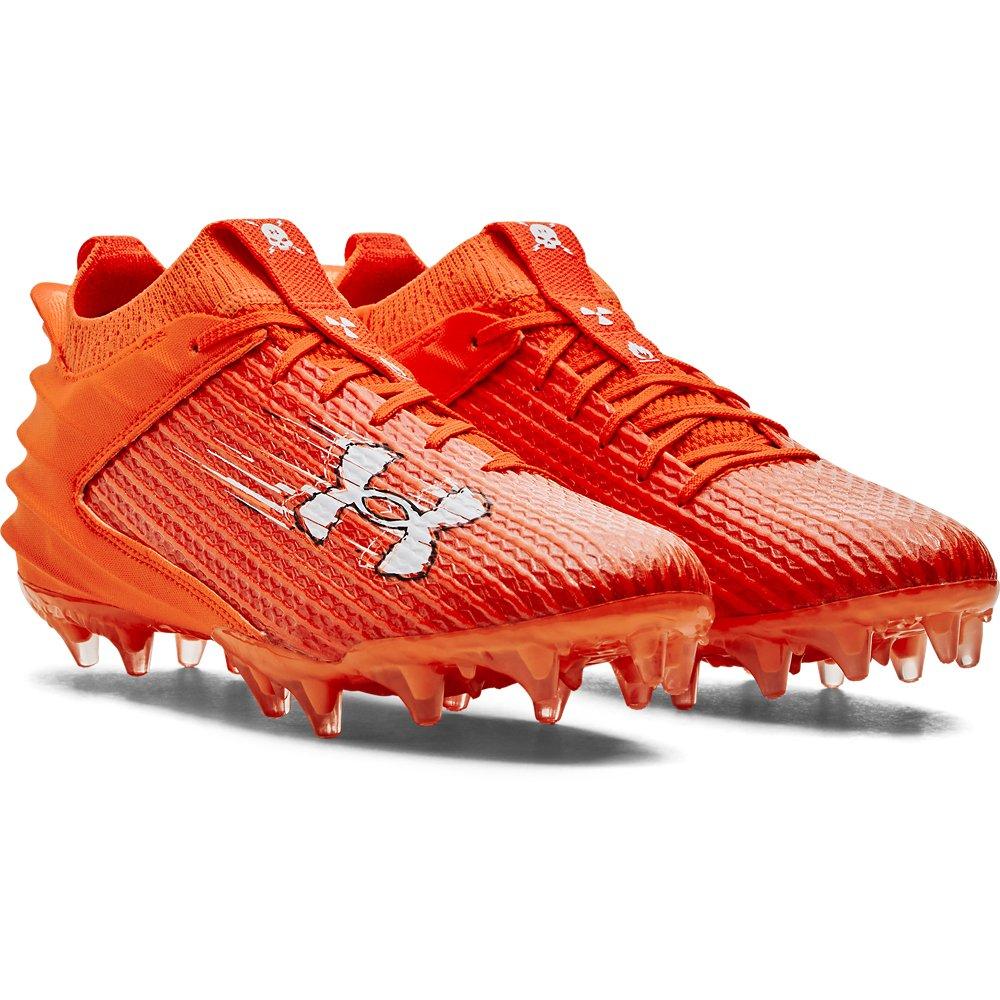 Under armour best sale orange cleats