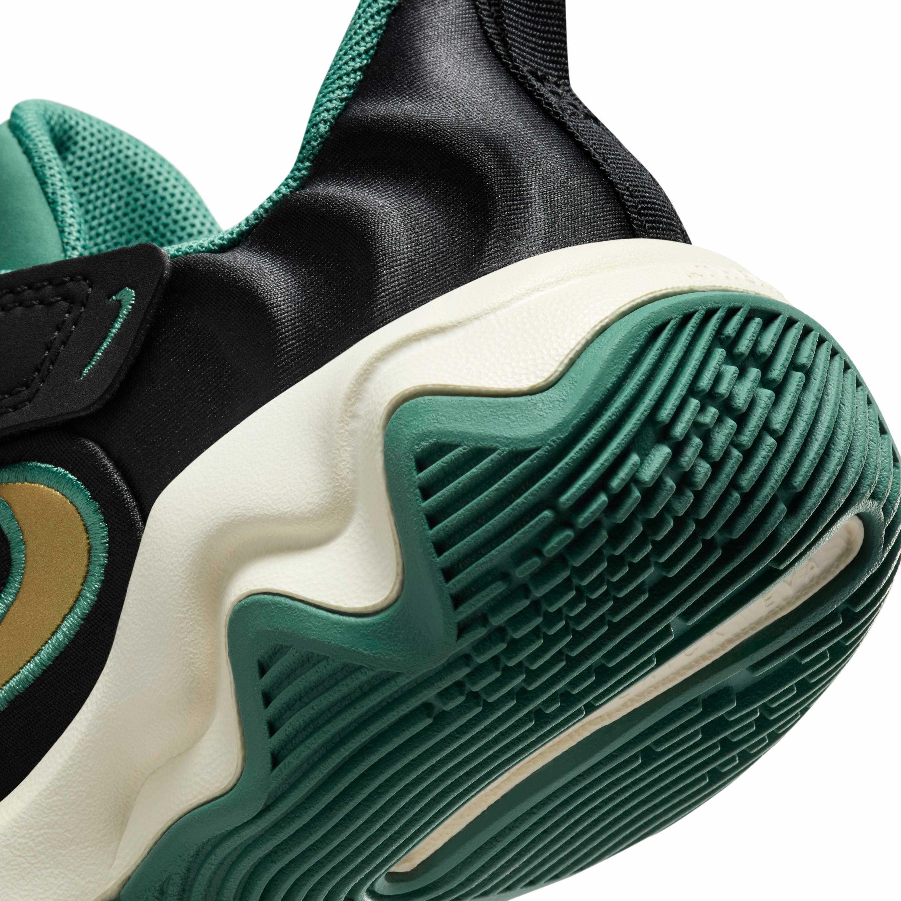 Nike Giannis Immortality 4 Preschool Boys' "Black/Bicoastal/Pale Ivory/Gold" Basketball Shoe