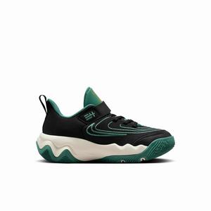 Nike Giannis Immortality 4 "Black/Bicoastal/Pale Ivory/Gold" Preschool Boys' Basketball Shoe