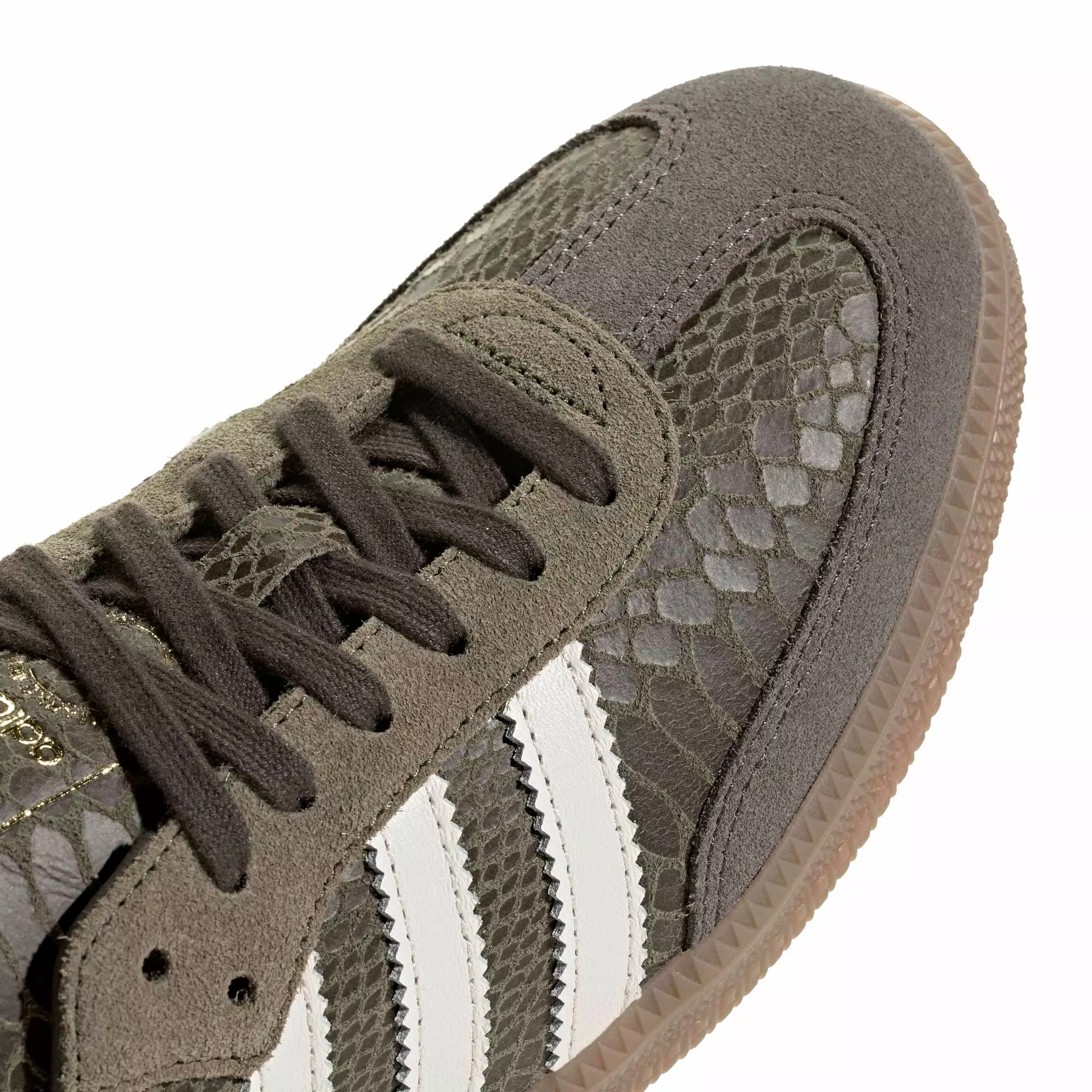 adidas Originals Samba OG "Focus Olive/Off White/Gum 4" Men's Shoe - OLIVE/OFF WHITE/GUM