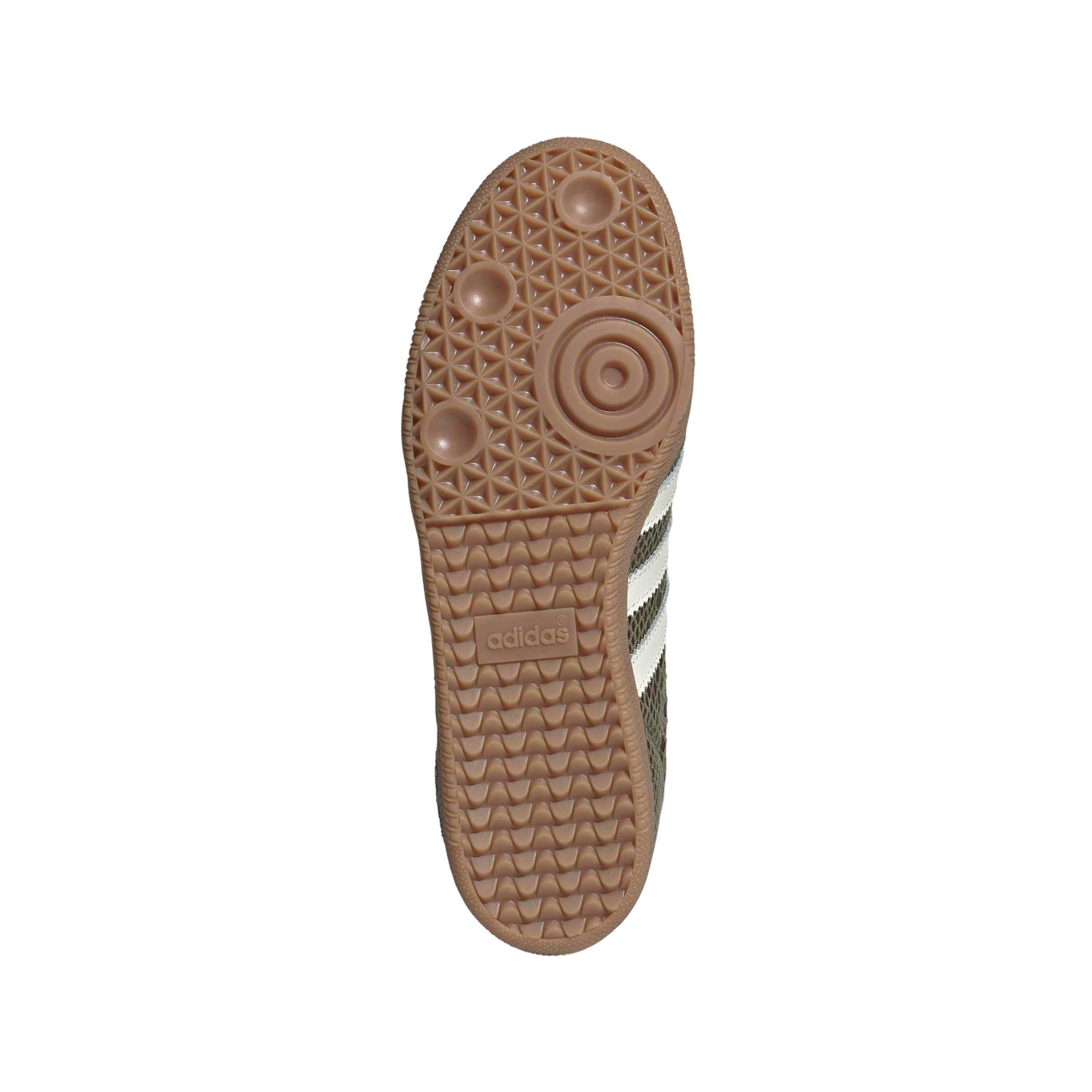adidas Originals Samba OG "Focus Olive/Off White/Gum 4" Men's Shoe - OLIVE/OFF WHITE/GUM Thumbnail View 8