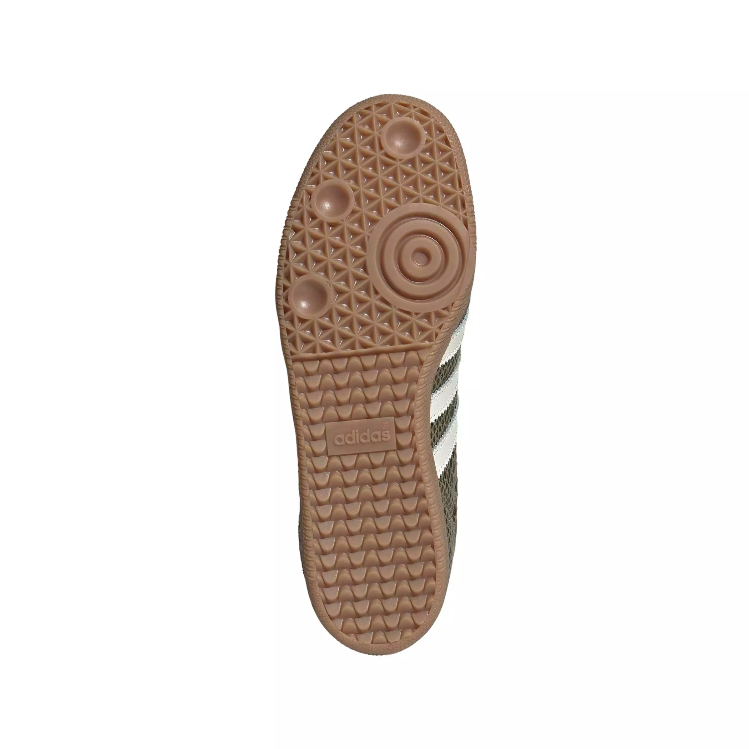 adidas Originals Samba OG "Focus Olive/Off White/Gum 4" Men's Shoe - OLIVE/OFF WHITE/GUM