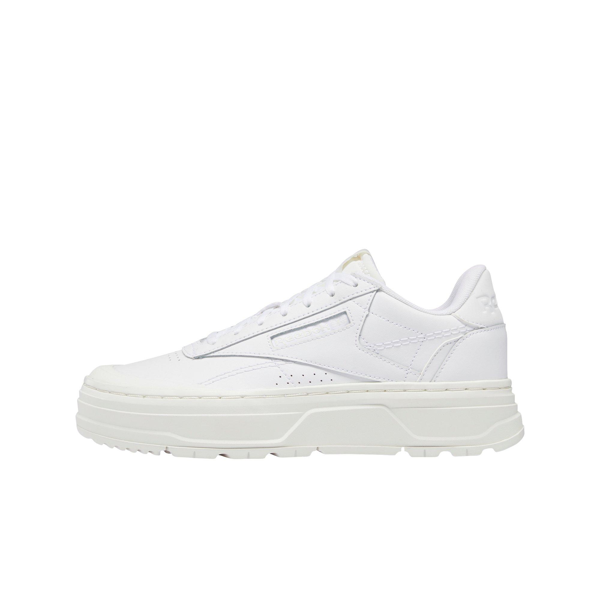 Reebok Club C Double GEO "Ftwr White/Ftwr White/Chalk" Women's Shoe - WHITE Thumbnail View 2