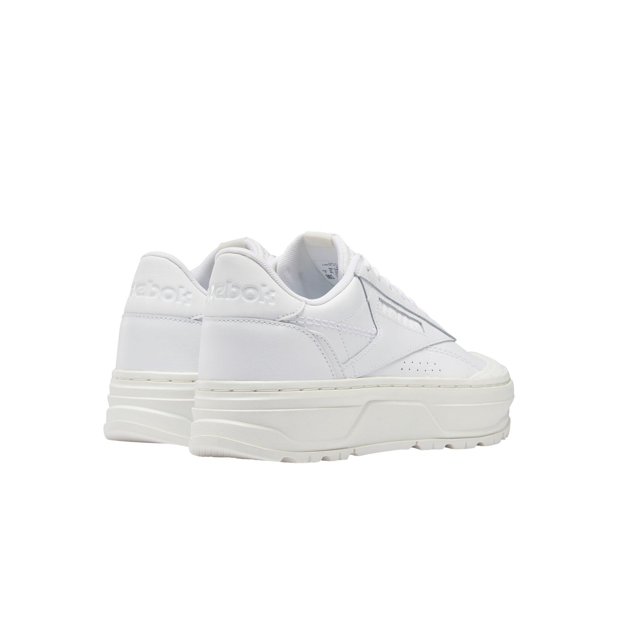 Reebok Club C Double GEO "Ftwr White/Ftwr White/Chalk" Women's Shoe - WHITE Thumbnail View 6
