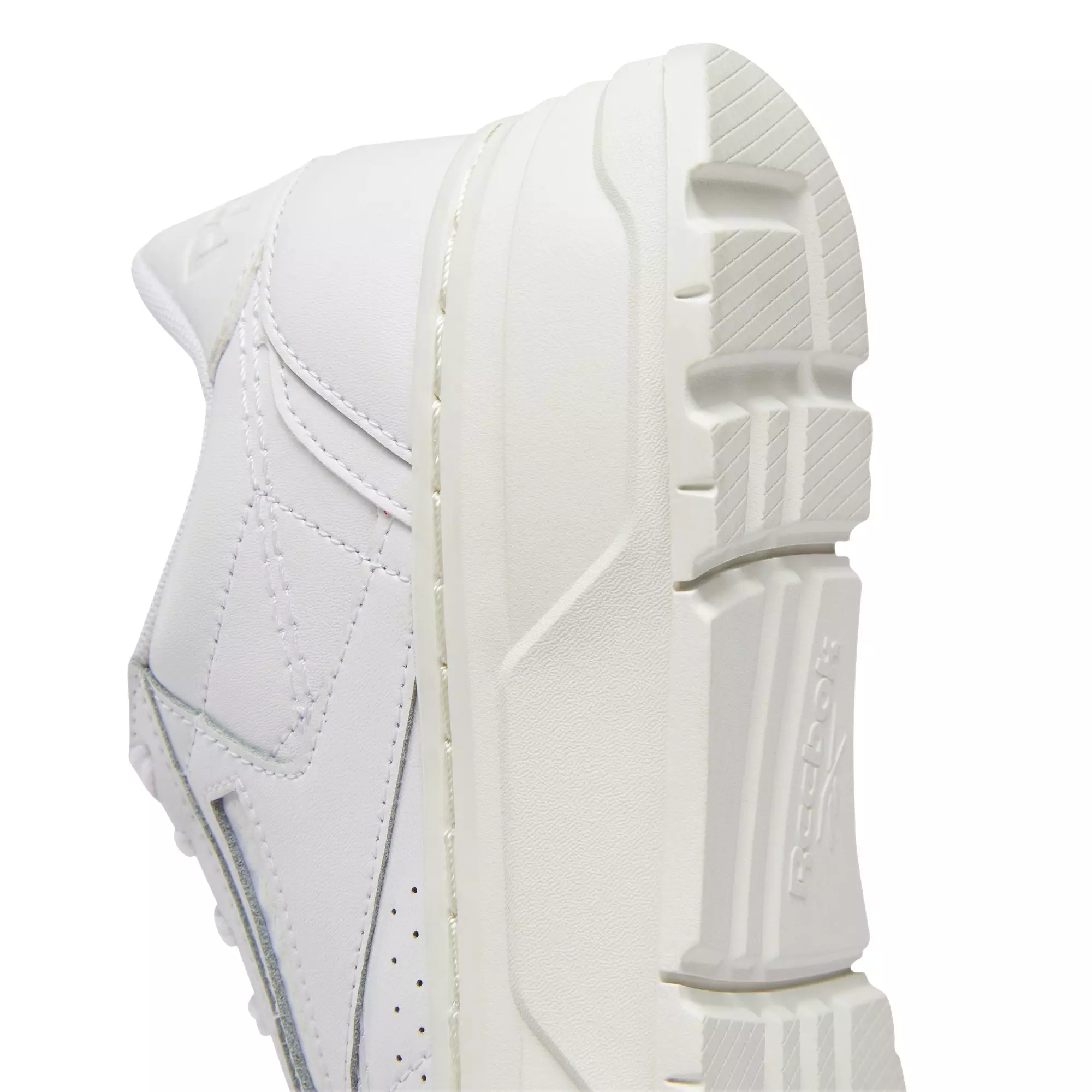 Reebok Club C Double GEO "Ftwr White/Ftwr White/Chalk" Women's Shoe - WHITE